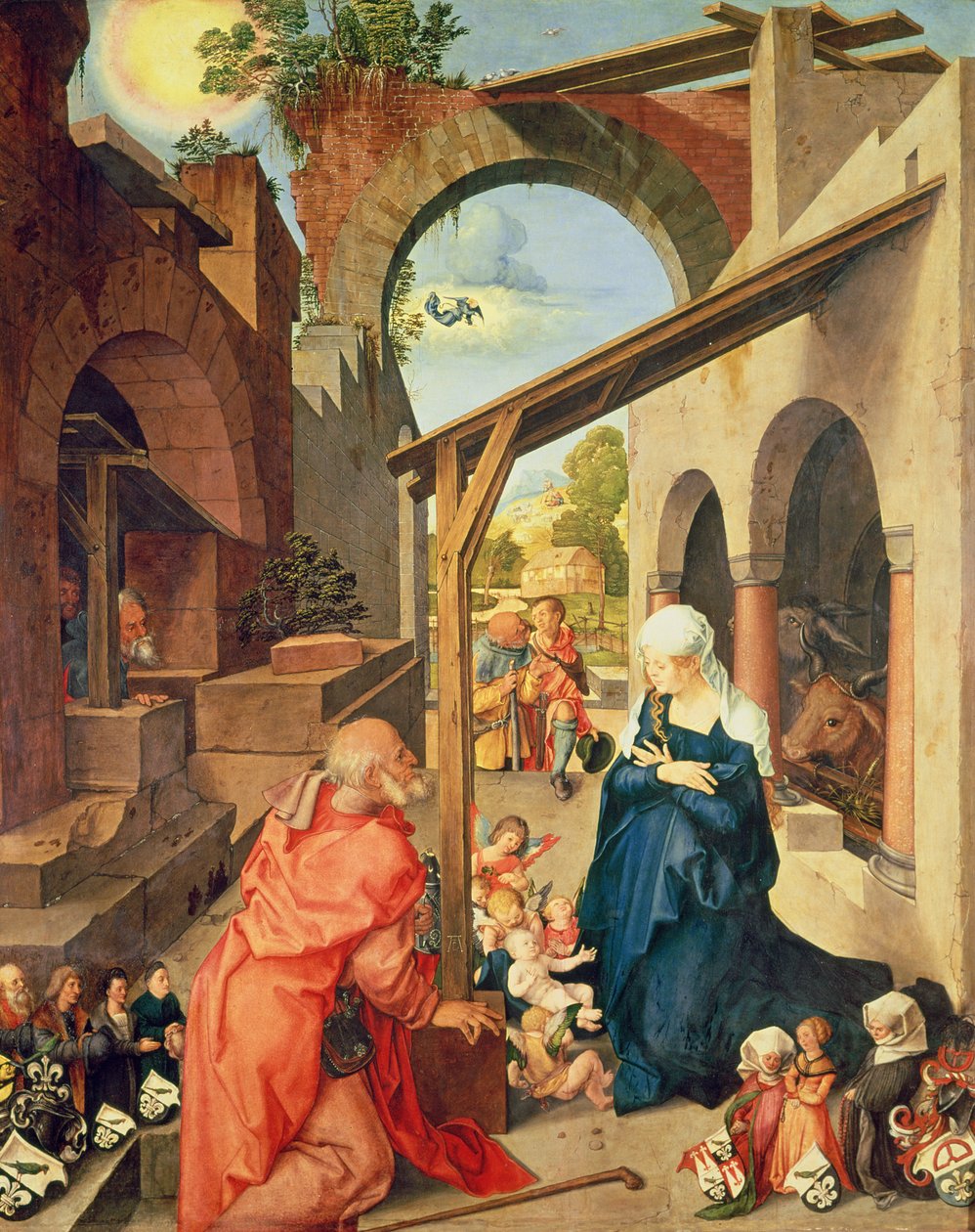 Paumgartner Altarpiece (اللوحة المركزية) ، c.1500 (درجة الحرارة على اللوحة) (انظر أيضًا 495745) بواسطة ألبريشت دورر