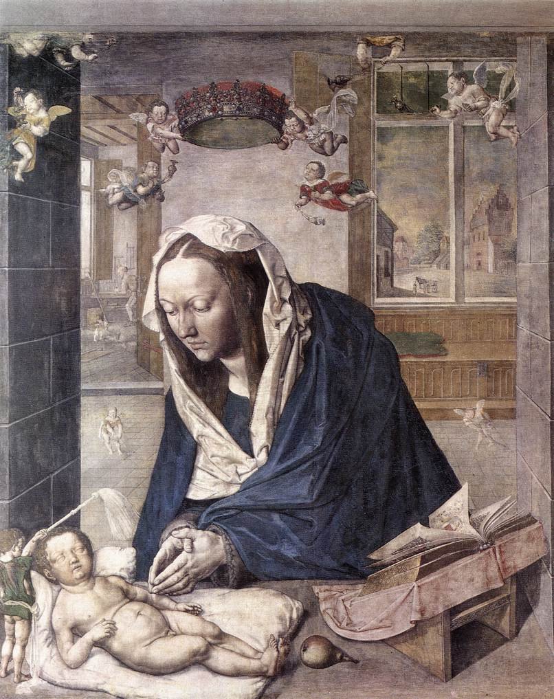 The Dresden Altarpiece (اللوحة المركزية) بواسطة ألبريشت دورر