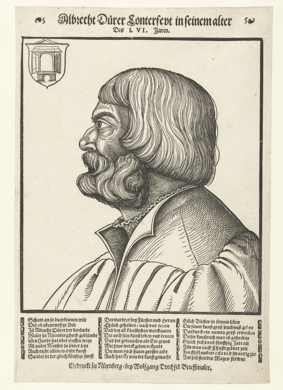 صورة لألبرشت دورر (1471-1528) بواسطة ألبريشت (بعد) Durer أو Duerer