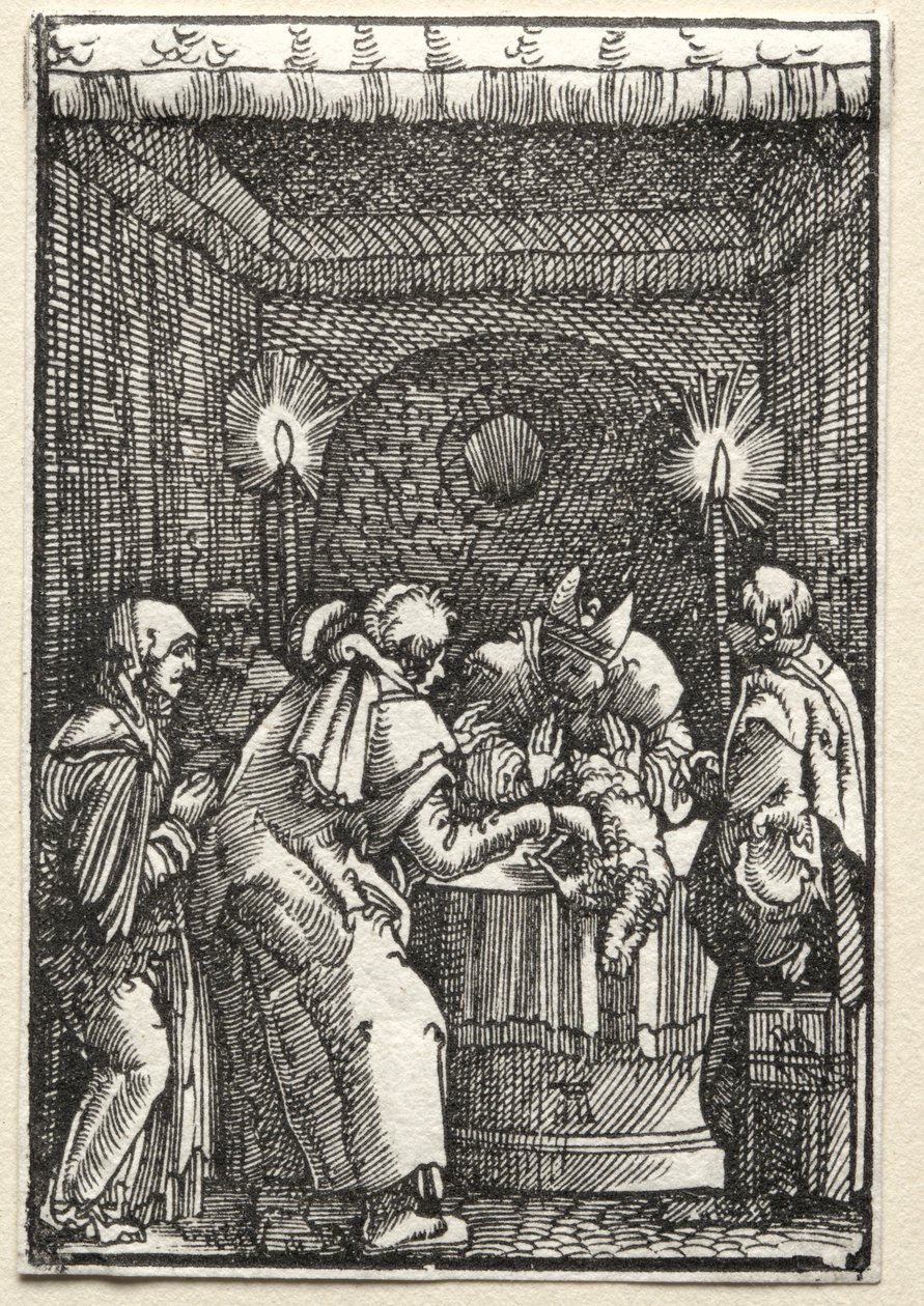 سقوط وفداء الإنسان: عرض يواكيم الذي رفضه رئيس الكهنة ، ج. 1515. بواسطة ألبريشت التدورفر
