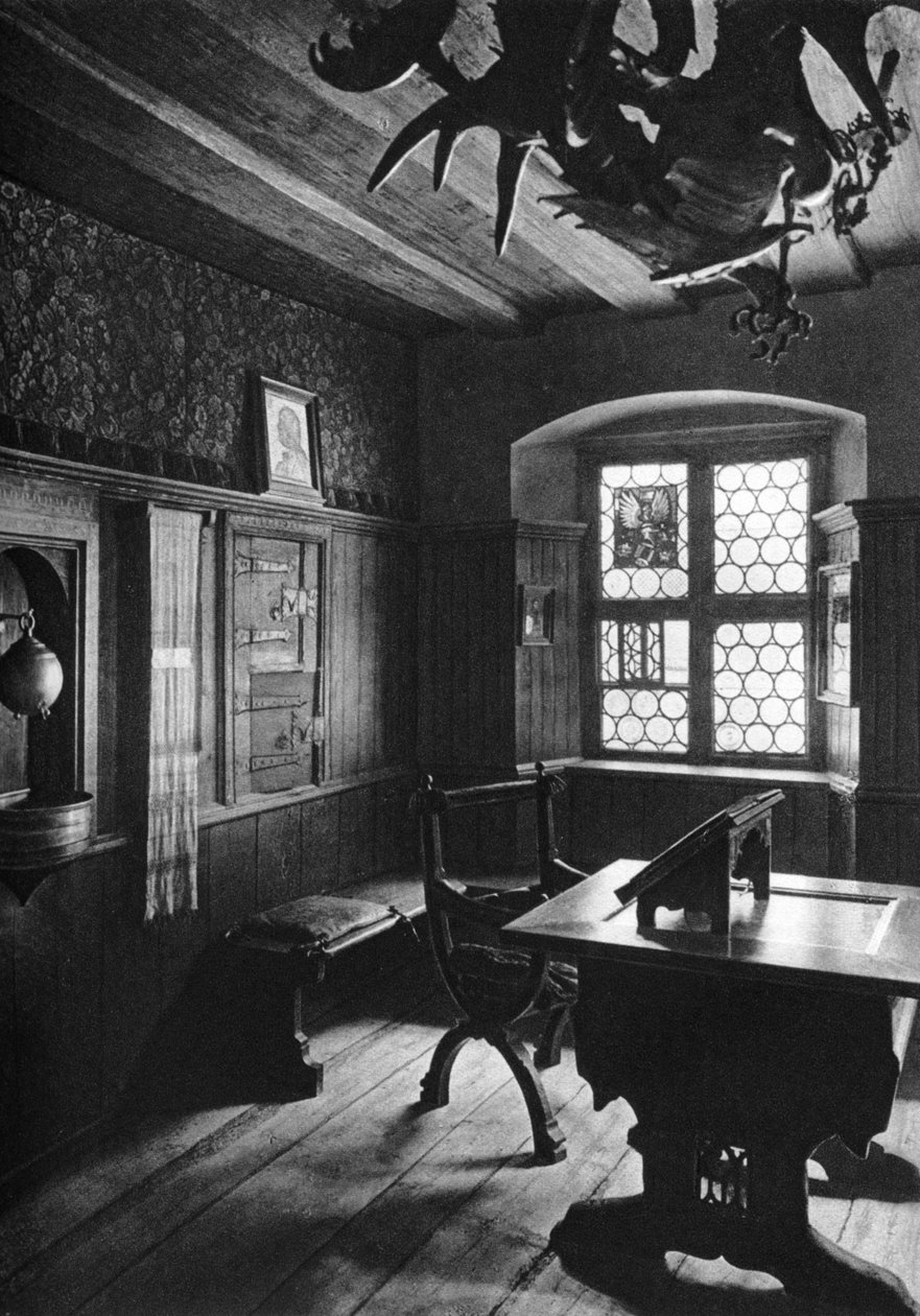 غرفة عمل Albrecht Dürers ، نورمبرغ ، 1936 بواسطة ألبريشت دورر