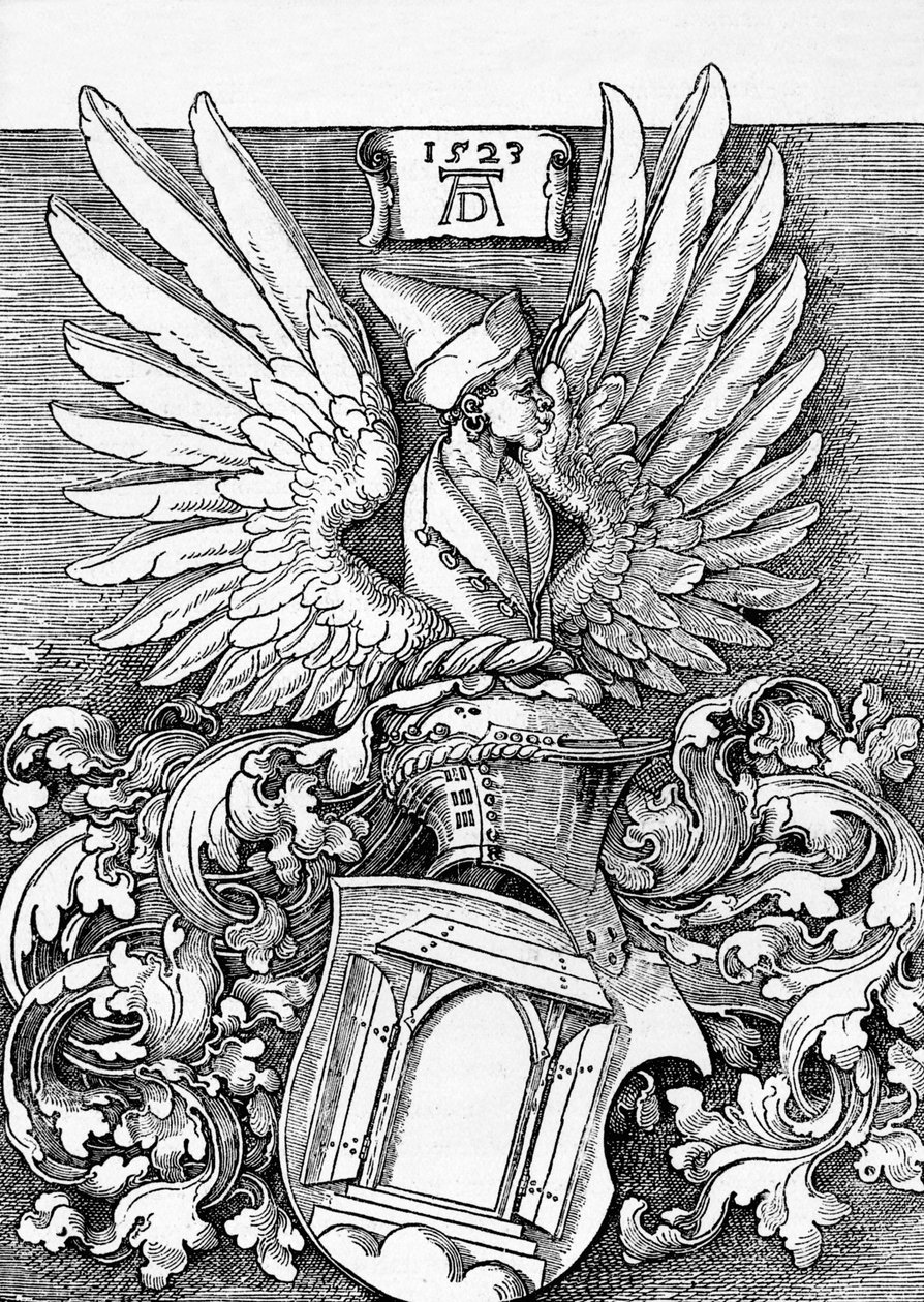 "محامل شعارات من عائلة Durer" ، 1523 ، 1906 بواسطة ألبريشت دورر