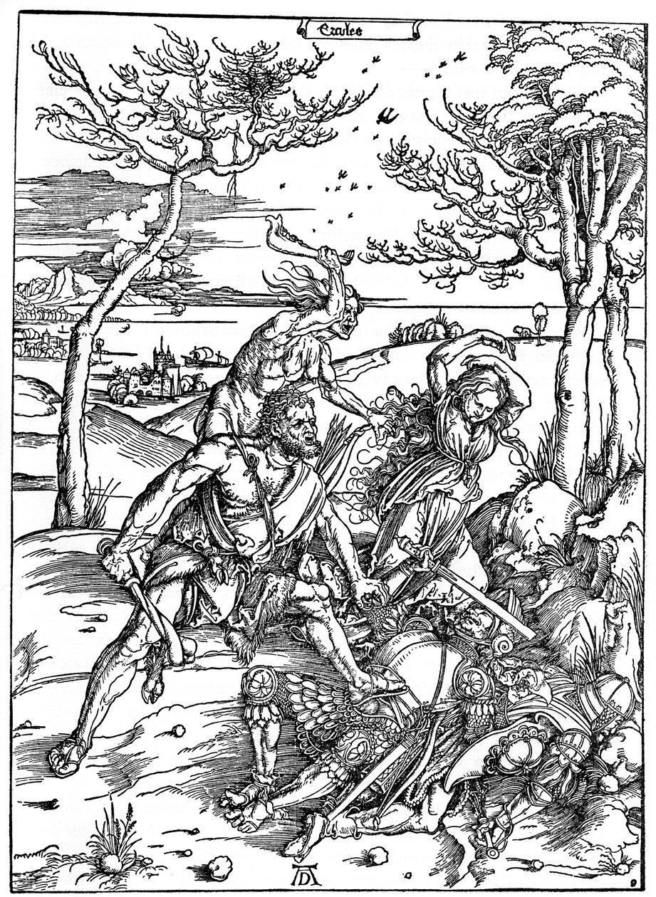هرقل قتل الموليونيدات ، c1496-1498 ، 1936 بواسطة ألبريشت دورر