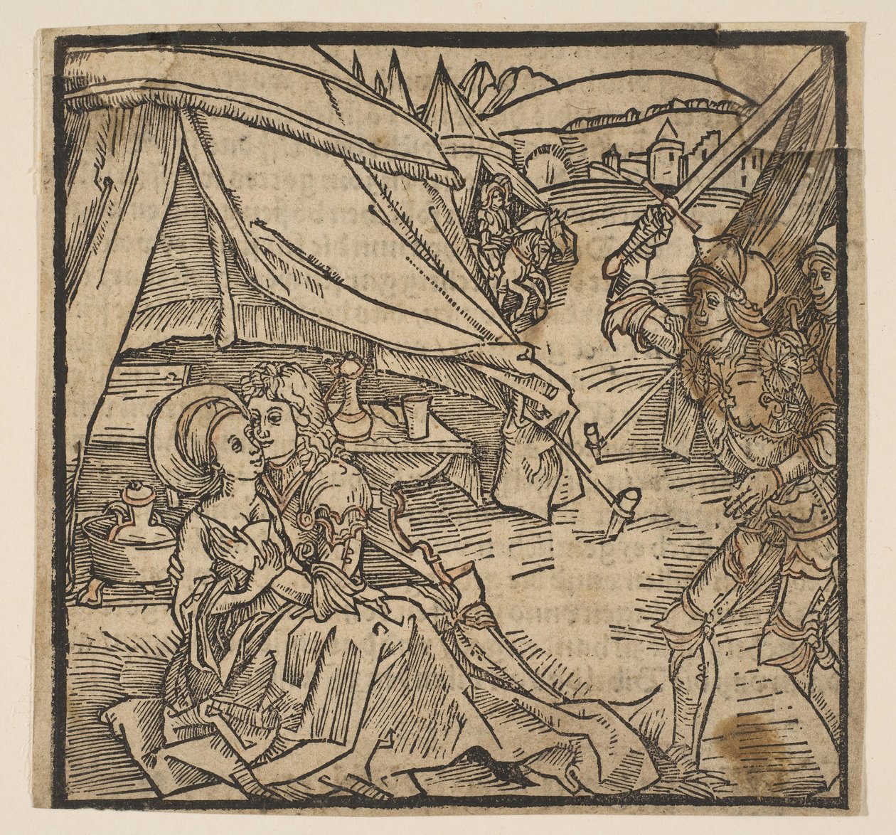رسم توضيحي من Ritter von Turn ، 1493.nd بواسطة ألبريشت دورر
