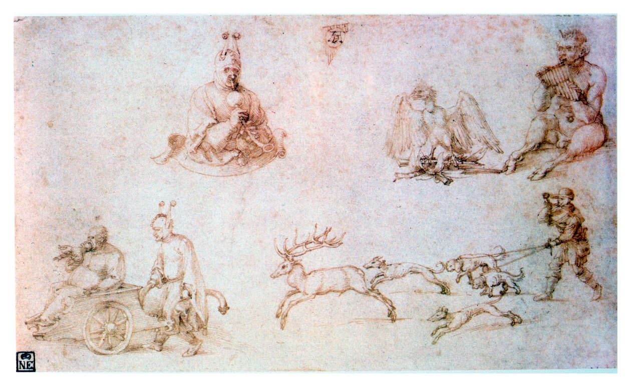 دراسة الطباشير الأحمر ، c1500 بواسطة ألبريشت دورر