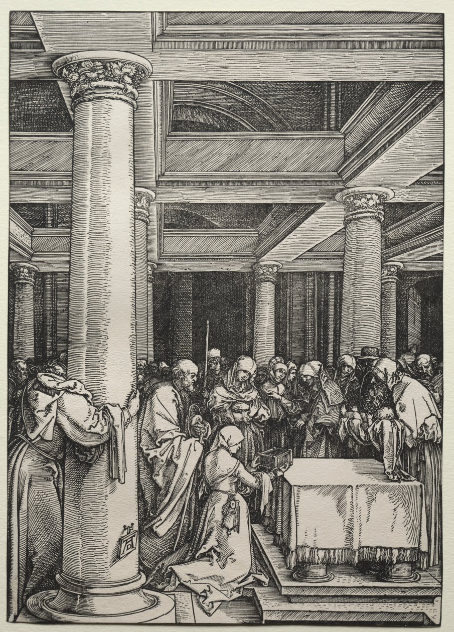 تقديم المسيح في الهيكل ، ج. 1504-1505. بواسطة ألبريشت دورر