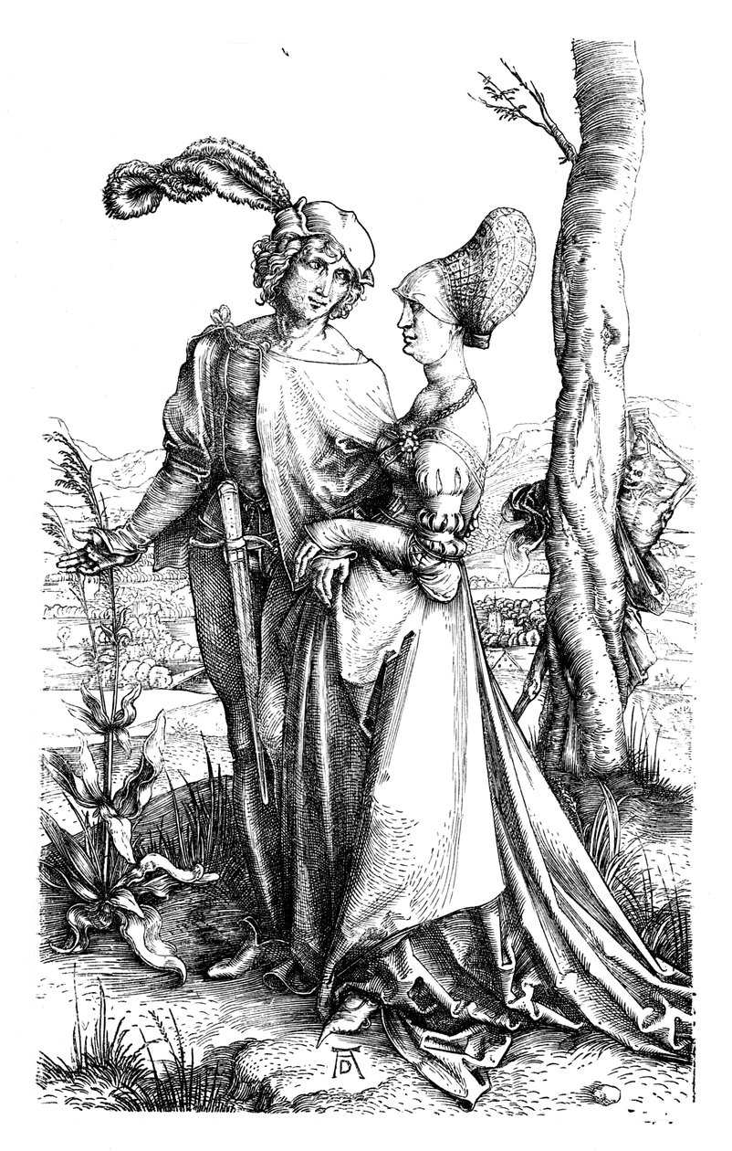 النزهة ، c1498 ، 1906 بواسطة ألبريشت دورر