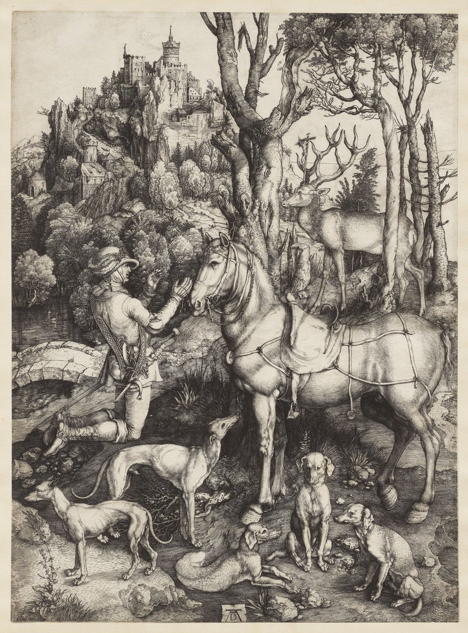 سانت يوستاس ، c.1501 بواسطة ألبريشت دورر