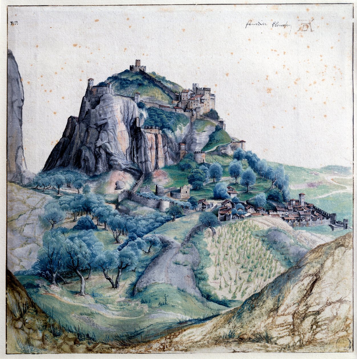 منظر لفال داركو. ألوان مائية من ألبريشت دورر (1471-1528) بواسطة ألبريشت دورر