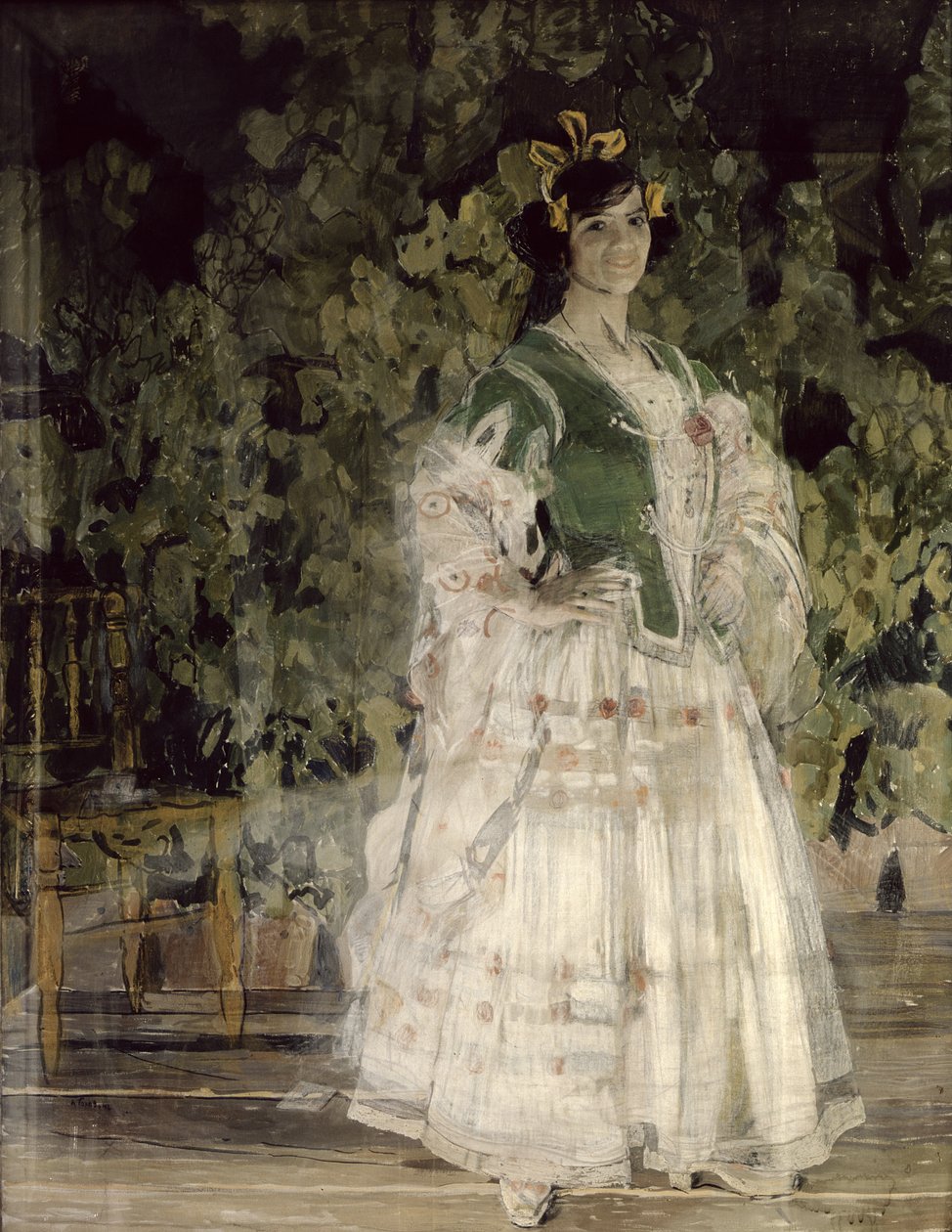 صورة ماريا كوسنيتسوفا-بينوا مثل كارمن ، 1908 (درجة الحرارة والباستيل على قماش) بواسطة ألكسندر ياكوفليفيتش جولوفين