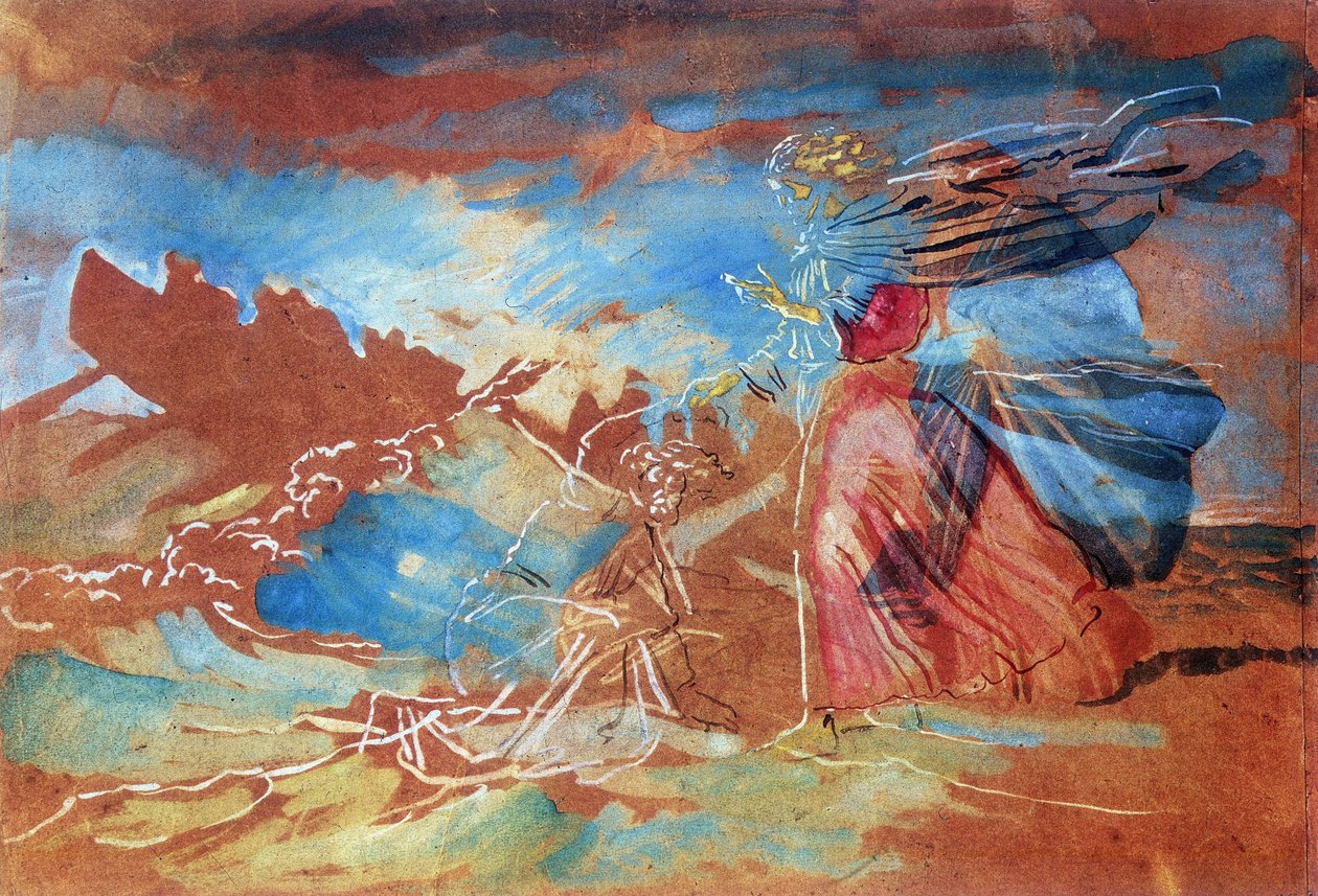 المسيح يمشي على الماء. الكسندر إيفانوف (1840-1875) الفنان الروسي ، معرض تريتياكوف ، موسكو. بواسطة ألكسندر أندرييفيتش إيفانوف