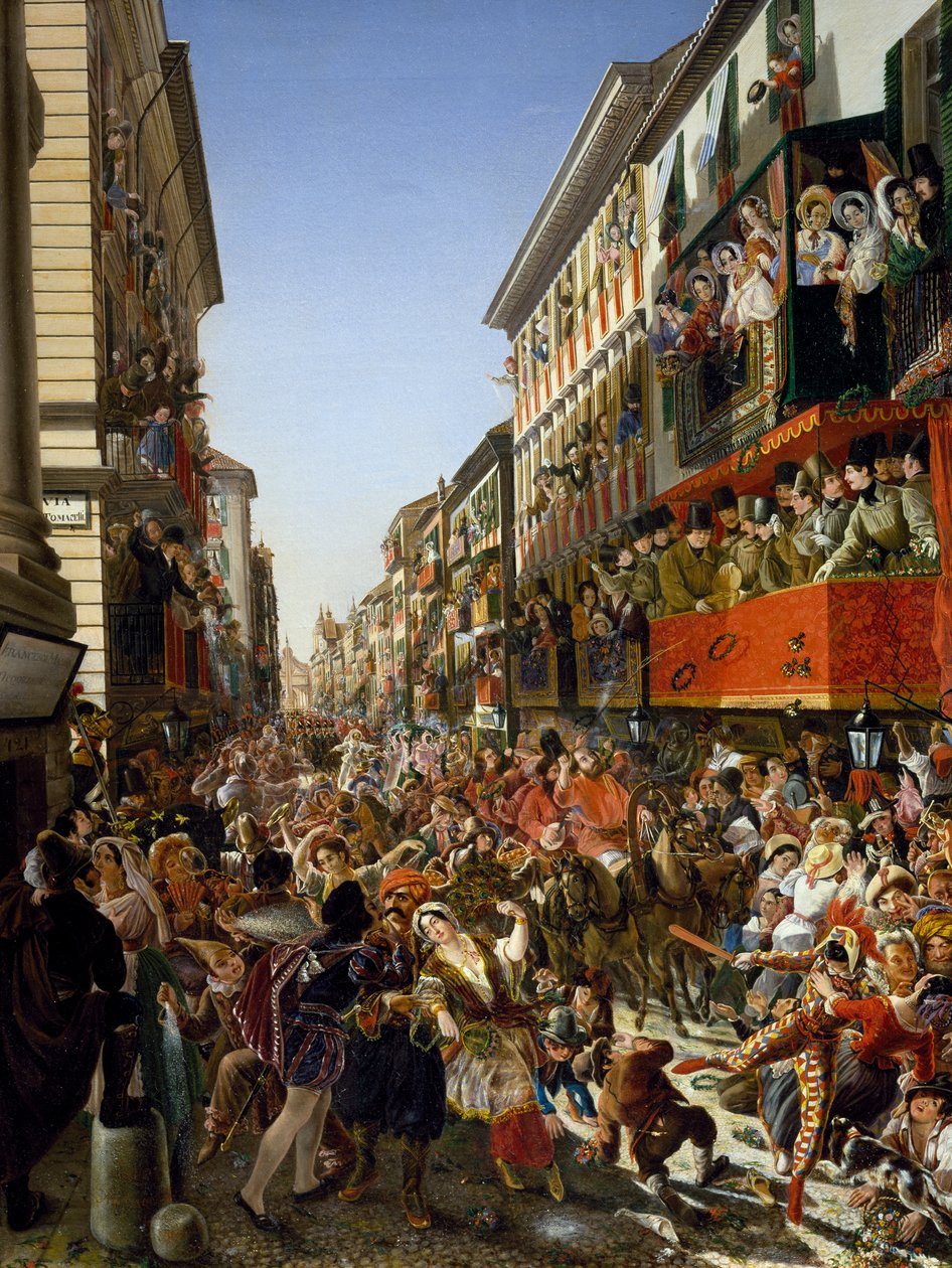 Carnival in Rome بواسطة ألكسندر بتروفيتش مياسويدوف