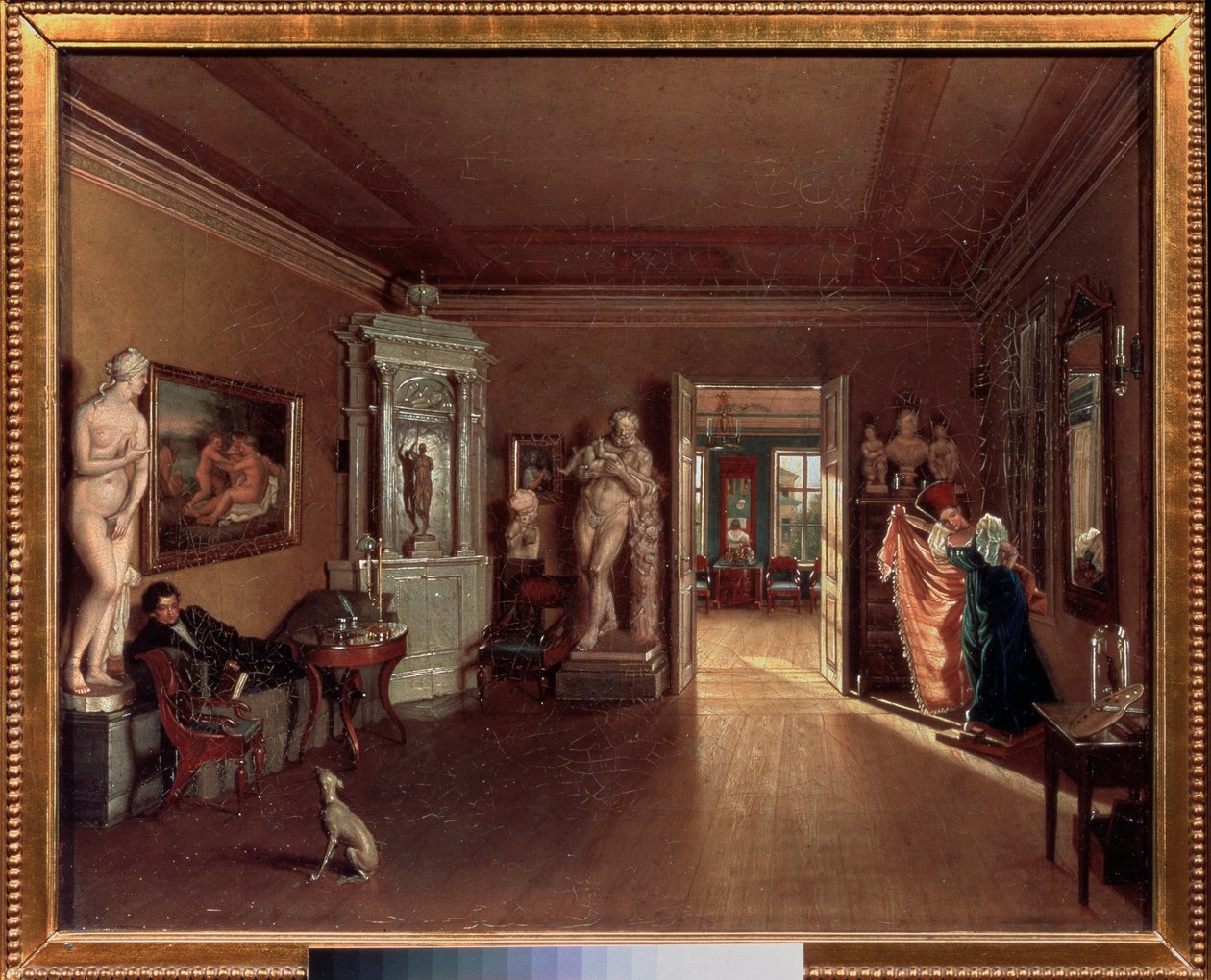 مرسم الفنان أليكسي (أليكسيس) فينيتسيانوف (1780-1847) في سانت بطرسبرغ بواسطة أليكسي جافريلوفيتش فينيسيانوف