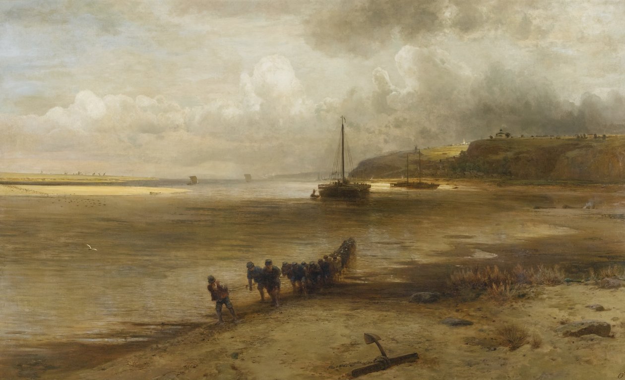 الفولجا بالقرب من يوريفيتس ، 1870 بواسطة أليكسي كوندراتيفيتش سافراسوف