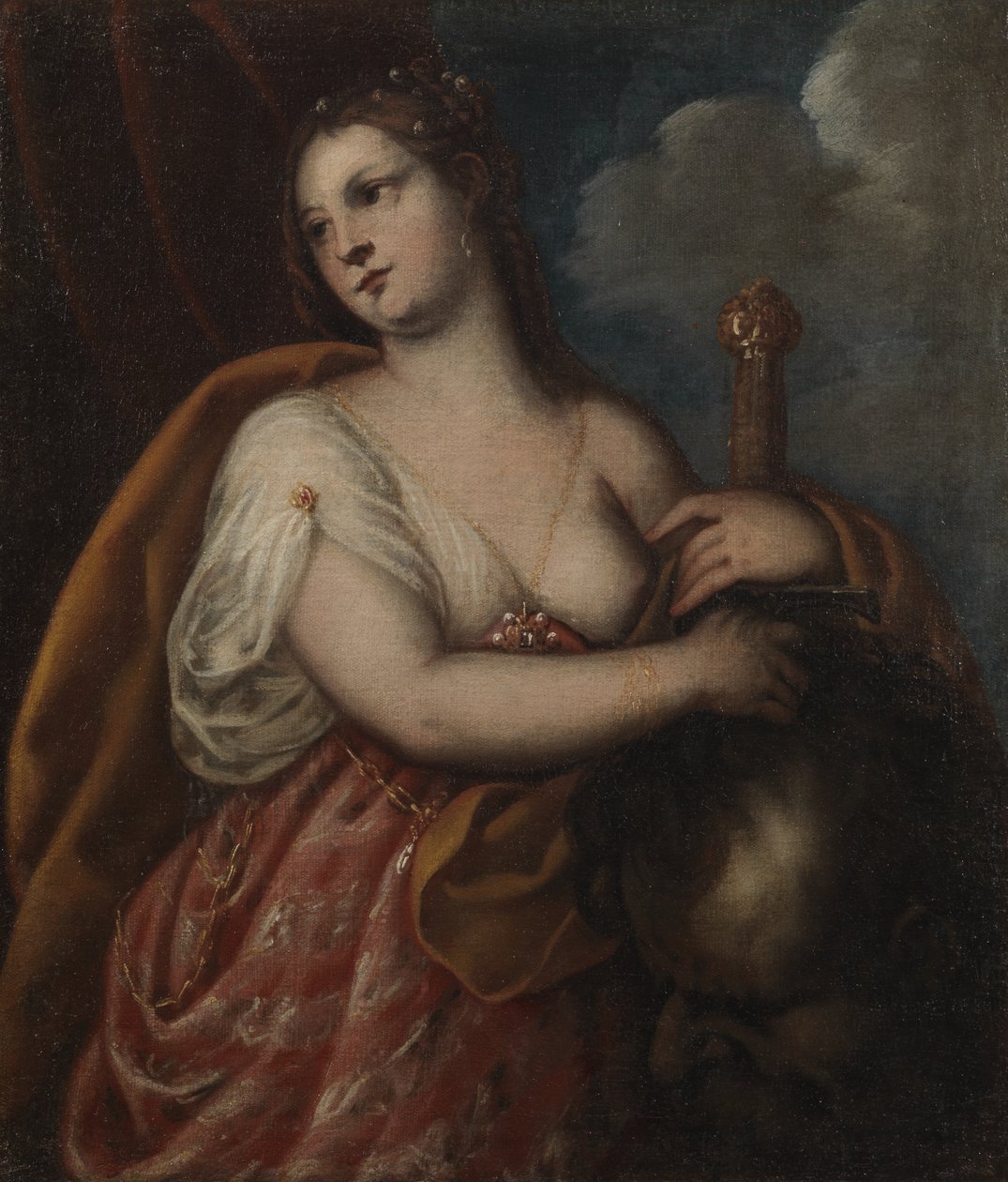 Judith with the Head of Holofernes, c.1635 (oil on canvas) بواسطة أليساندرو فاروتاري