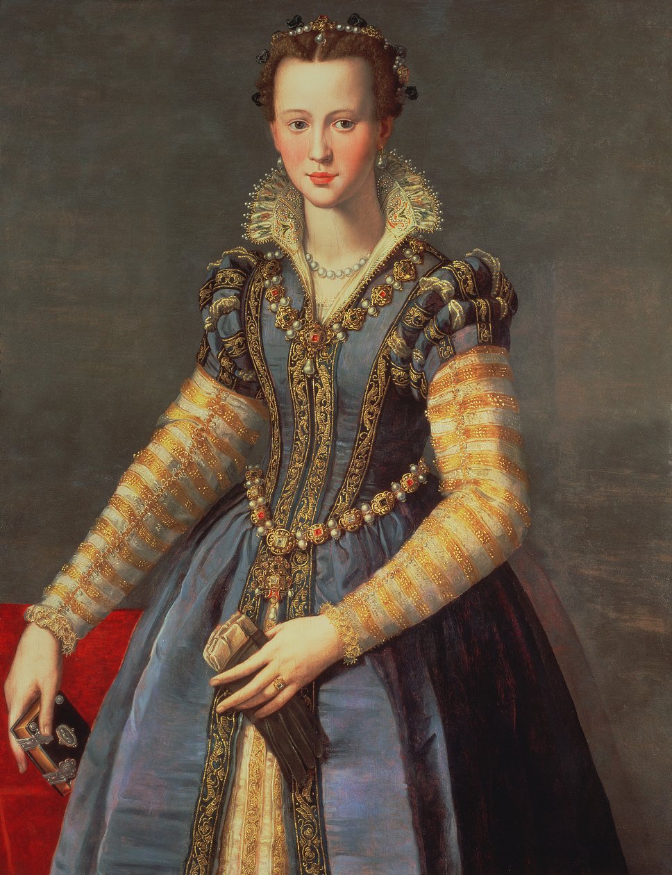 ماري دي ميديشي (1573-1642) ، زوجة هنري الرابع من فرنسا (1553-1610) (لوحة) بواسطة اليساندرو ألوري