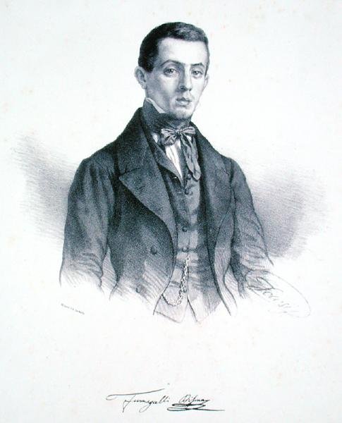 ديسما فوماغالي (1826-93) (نقش) بواسطة اليساندرو فوكوسي