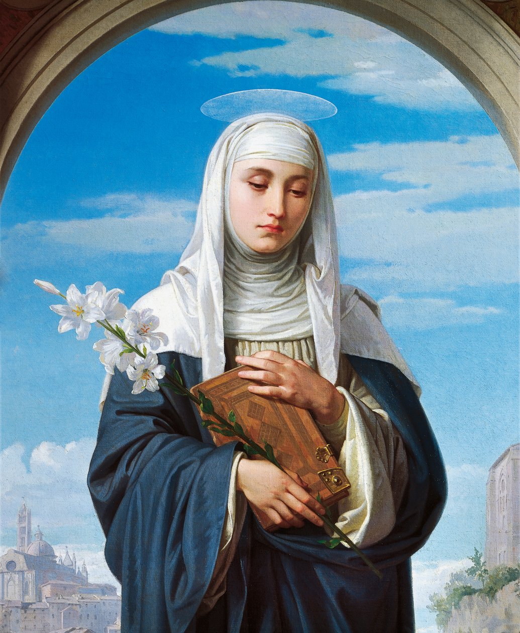 St Catherine of Siena بواسطة اليساندرو فرانشي