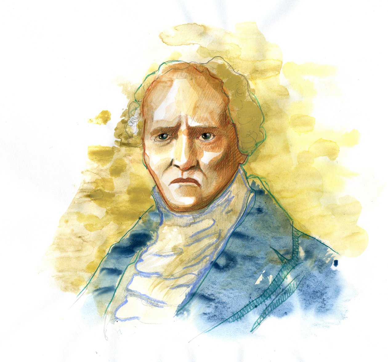 فوررير ، تشارلز (1772-1837). الفيلسوف والخبير الاقتصادي الإنجليزي - - توضيحات لألساندرو لوناتي Â بواسطة أليساندرو لوناتي