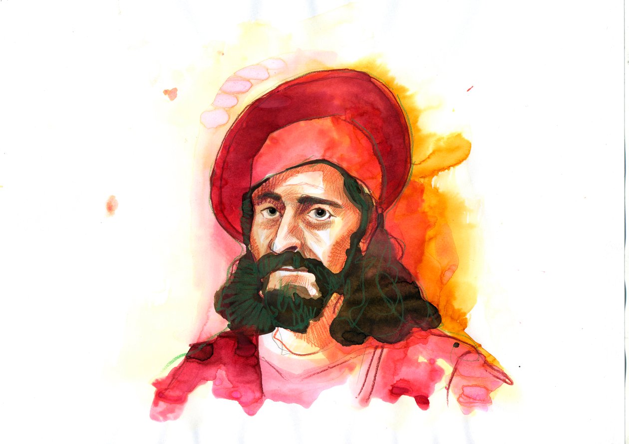 صورة بارتيليمي بروسبر إنفانتين دي لوبير إنفانتين (1796-1864) سانت سيمونيان (سان سيمونيان) (صورة المصلح الاجتماعي الفرنسي ، أحد مؤسسي سانت سيمونيه بارتيليمي بروسبر إنفانتين) رسم لأليساندرو لوناتي بواسطة أليساندرو لوناتي