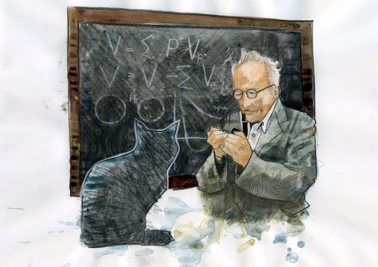 صورة شخصية لإروين شرودنجر (1887-1961) (صورة شخصية لإروين إروين شرودنجر) بواسطة أليساندرو لوناتي