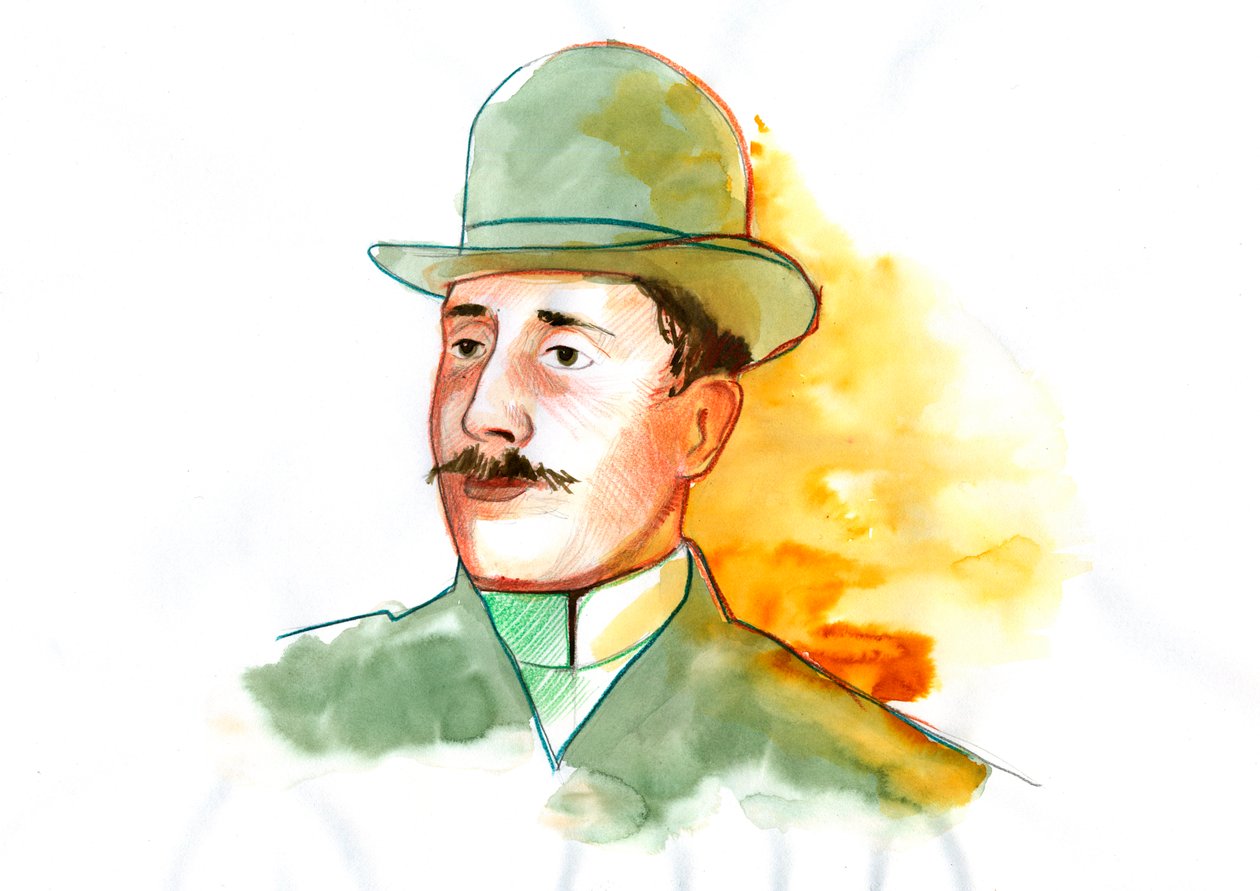 صورة للشاعر غيوم أبولينير (1880-1918) (الشاعر الإنجليزي غيوم أبولينير) بواسطة أليساندرو لوناتي