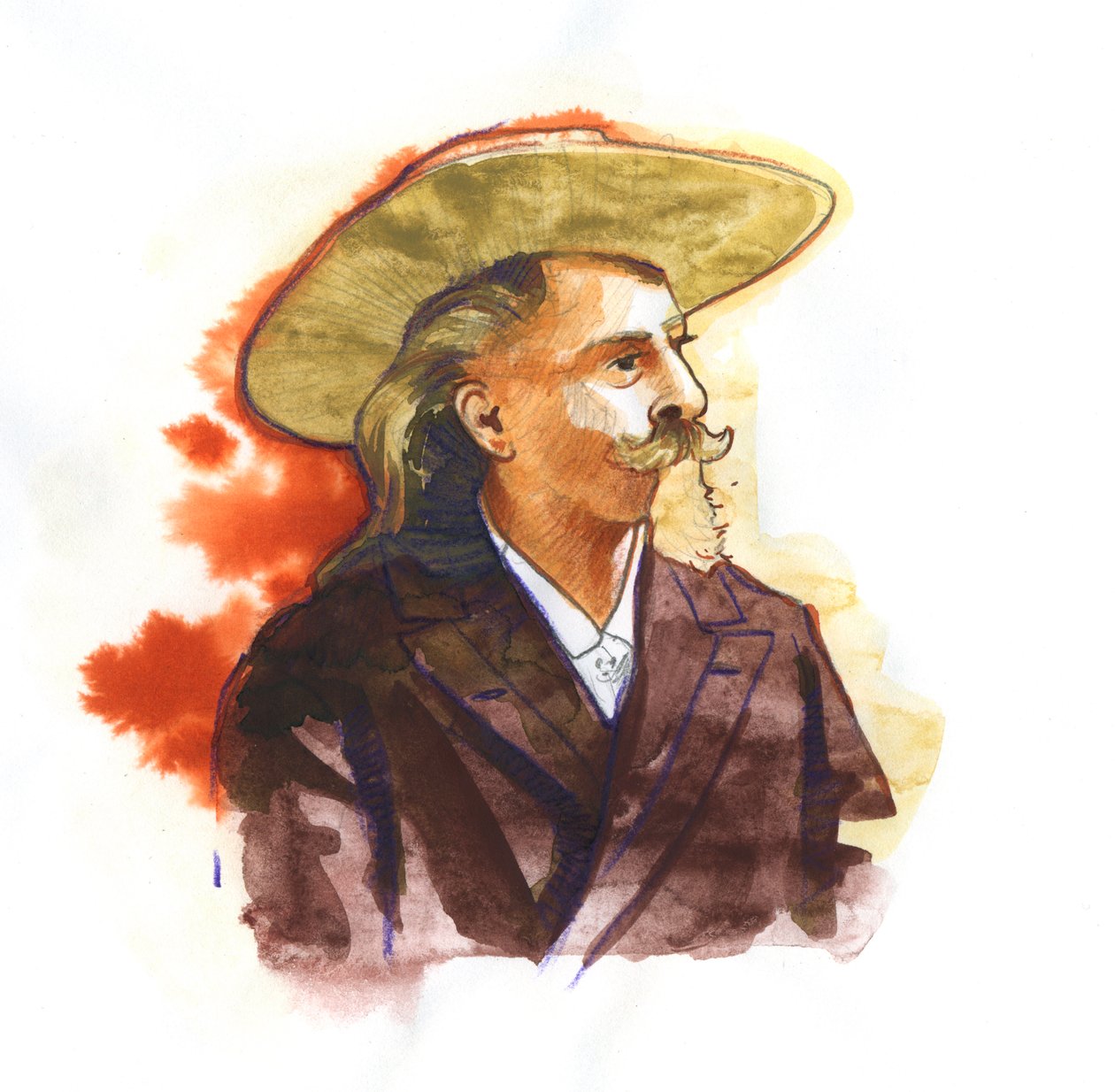 وليام فريدريك كودي - المعروف باسم بافالو بيل - صورة بافالو بيل (1846-1917) ، العقيد ويليام كودي بواسطة أليساندرو لوناتي