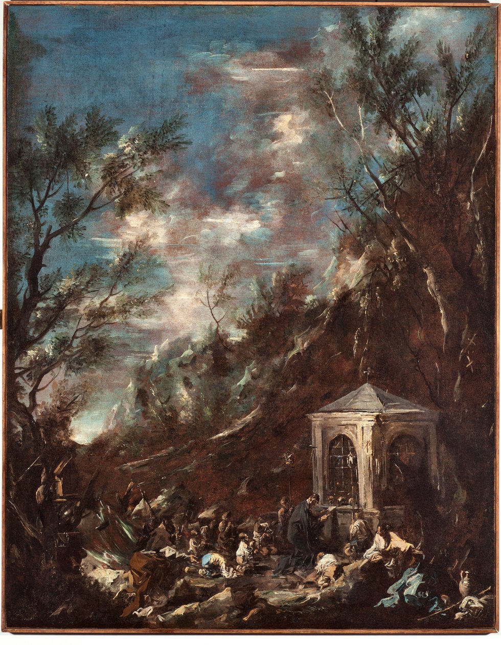 لوحة الحج لأليساندرو ماغناسكو ديت إيل ليساندرينو (1667-1749) بواسطة اليساندرو ماجناسكو