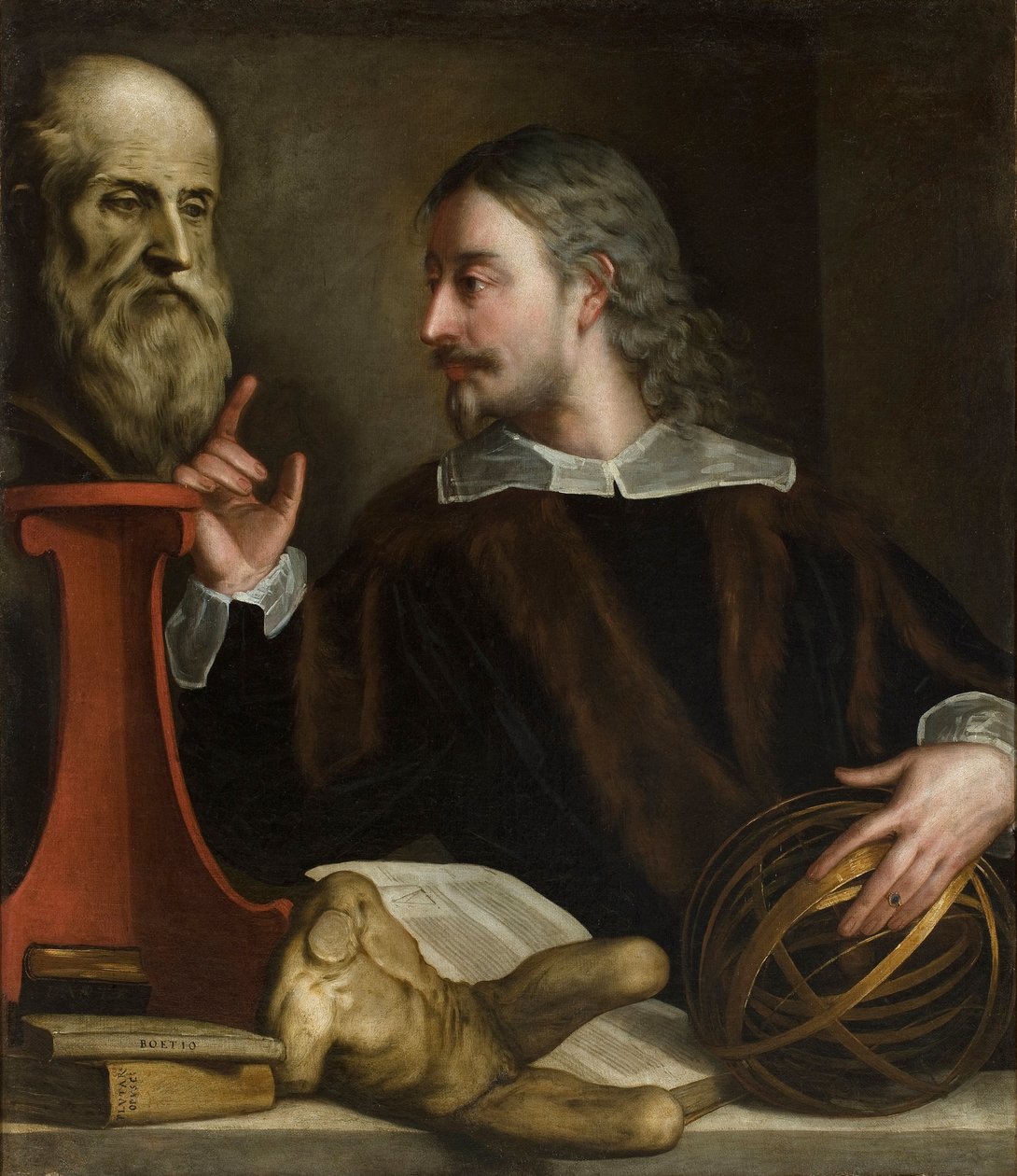صورة ذاتية (صورة شخصية) - رسم لأليساندرو فاروتاري المعروف باسم Il Padovanino (1588-1649) ، زيت على قماش بواسطة أليساندرو بادوفانينو