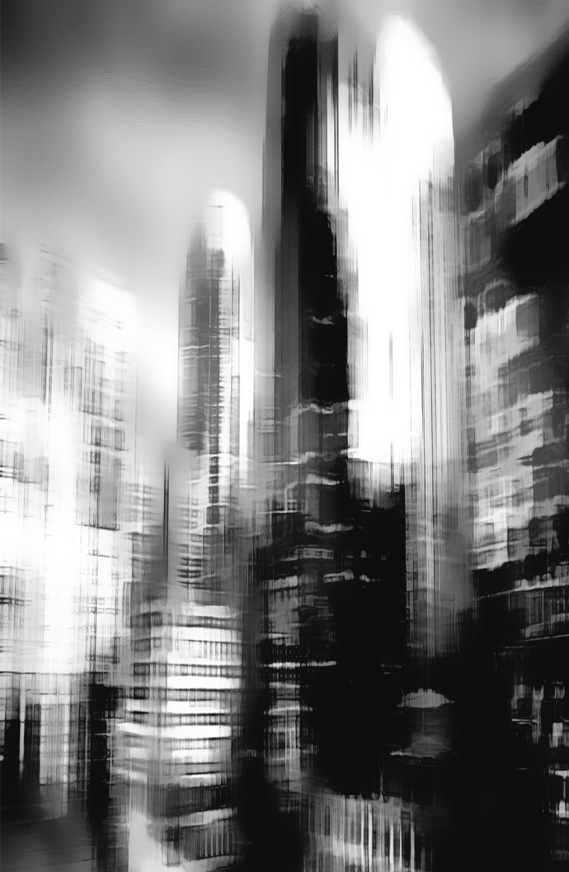 جبل الجليد ، 2020 (b / w photo) بواسطة أليكس كامينكر