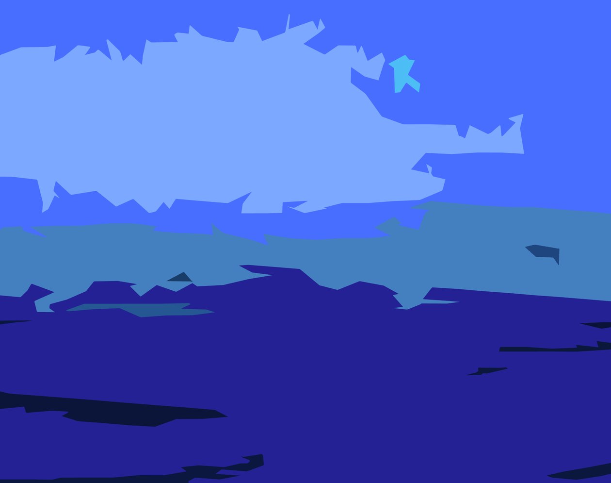 Seascape ، 2016 ، (طباعة c) بواسطة أليكس كامينكر