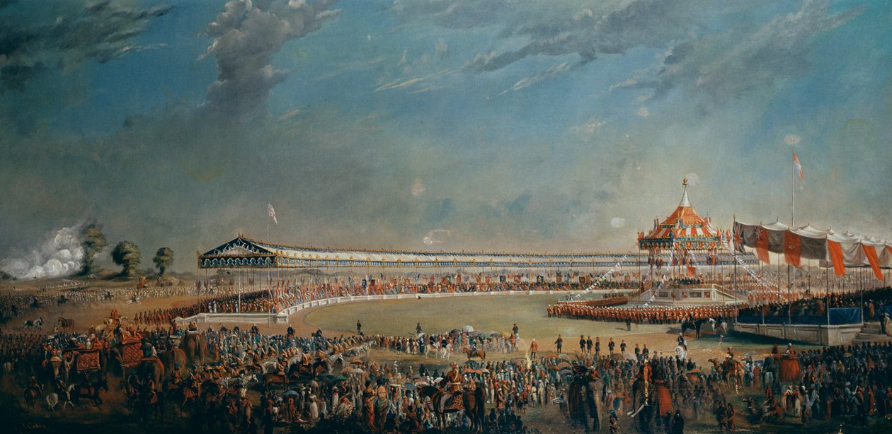 دلهي دوربار ، الاحتفال بمناسبة أن تصبح الملكة فيكتوريا إمبراطورة الهند ، 1877 بواسطة ألكسندر كادي