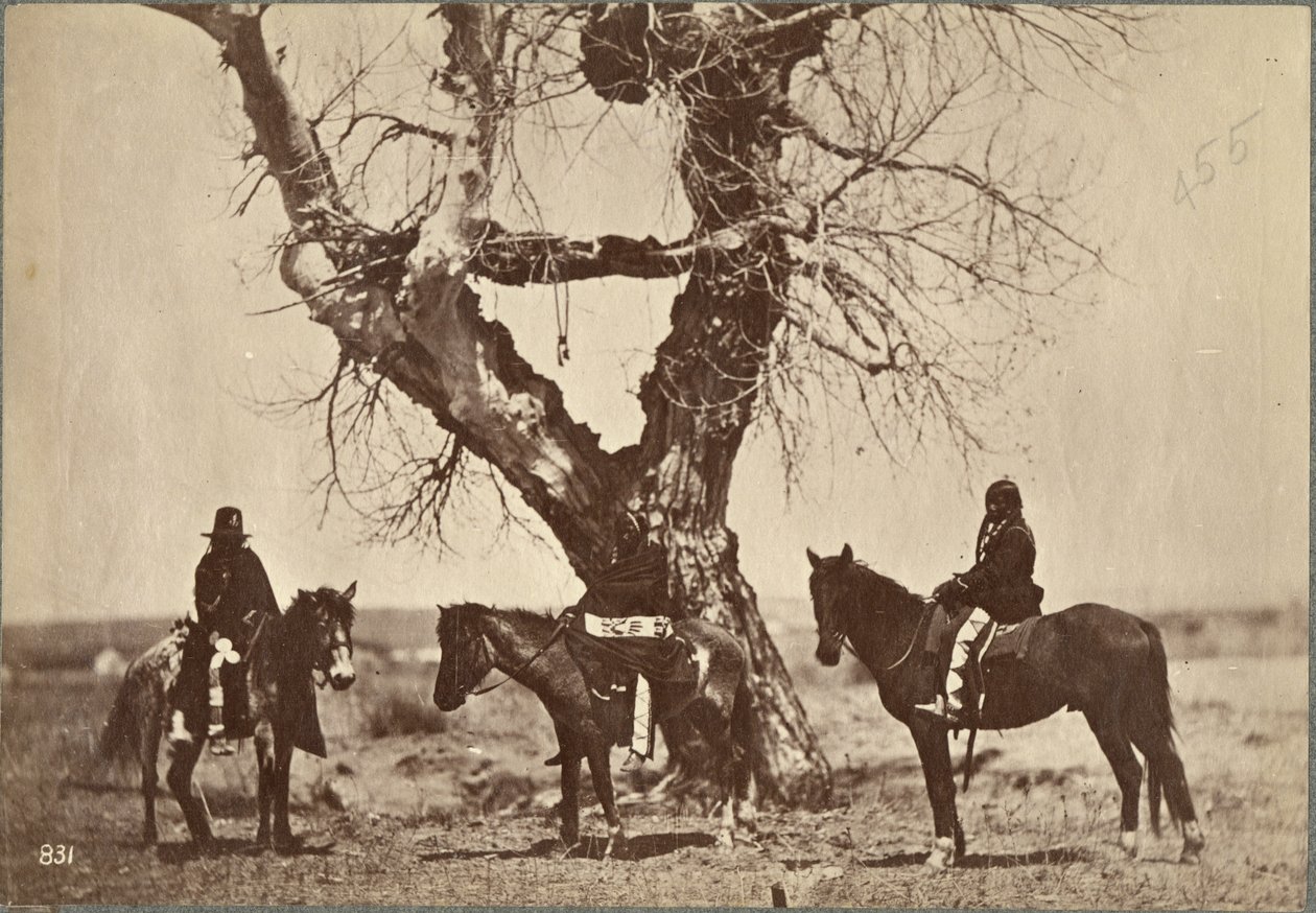 الدفن ، داكوتا ، 1868 (طبعة زخرفية) بواسطة الكسندر جاردنر