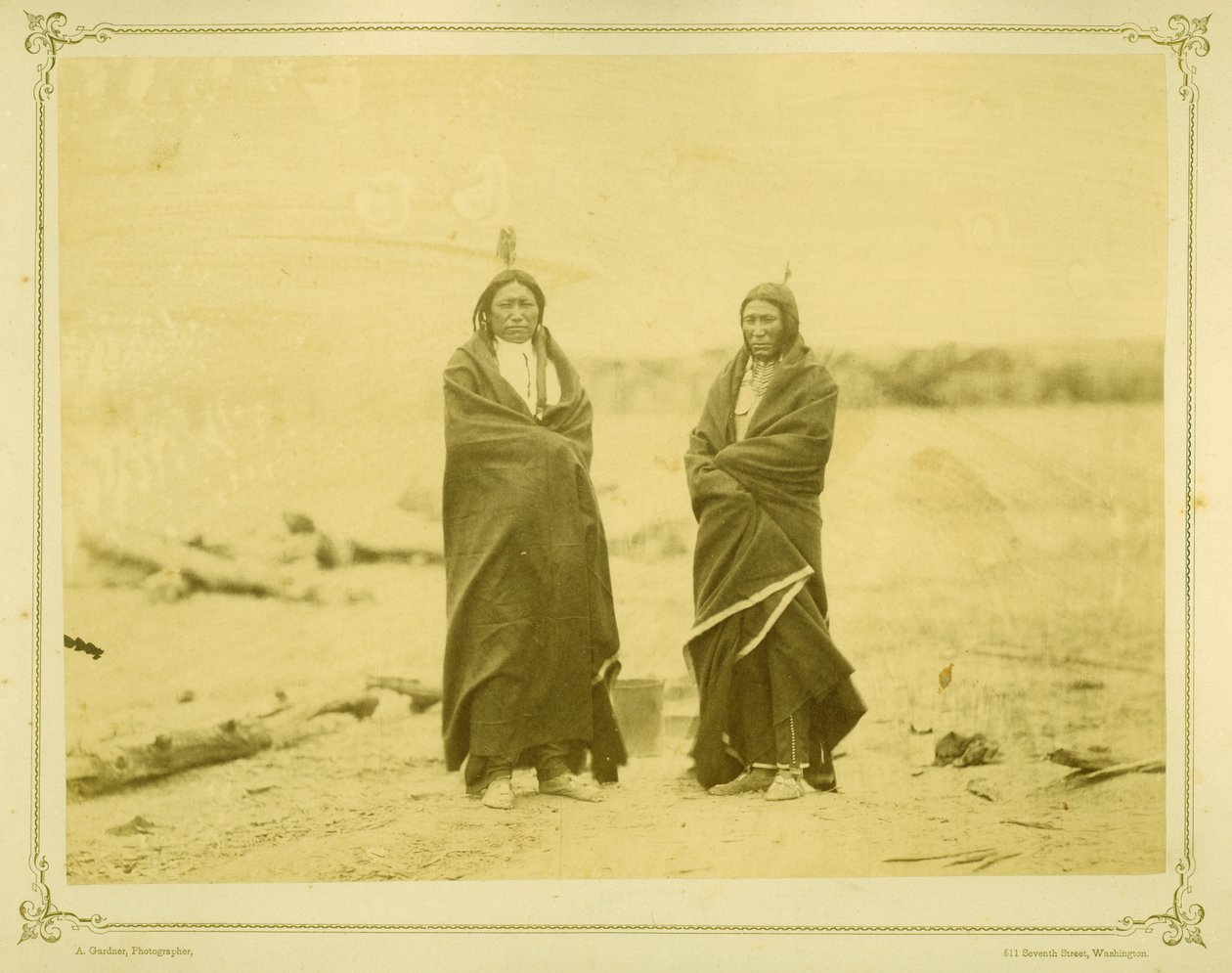 ذيل مرقط ودب سريع ، 1868 (طبعة زلال) بواسطة الكسندر جاردنر