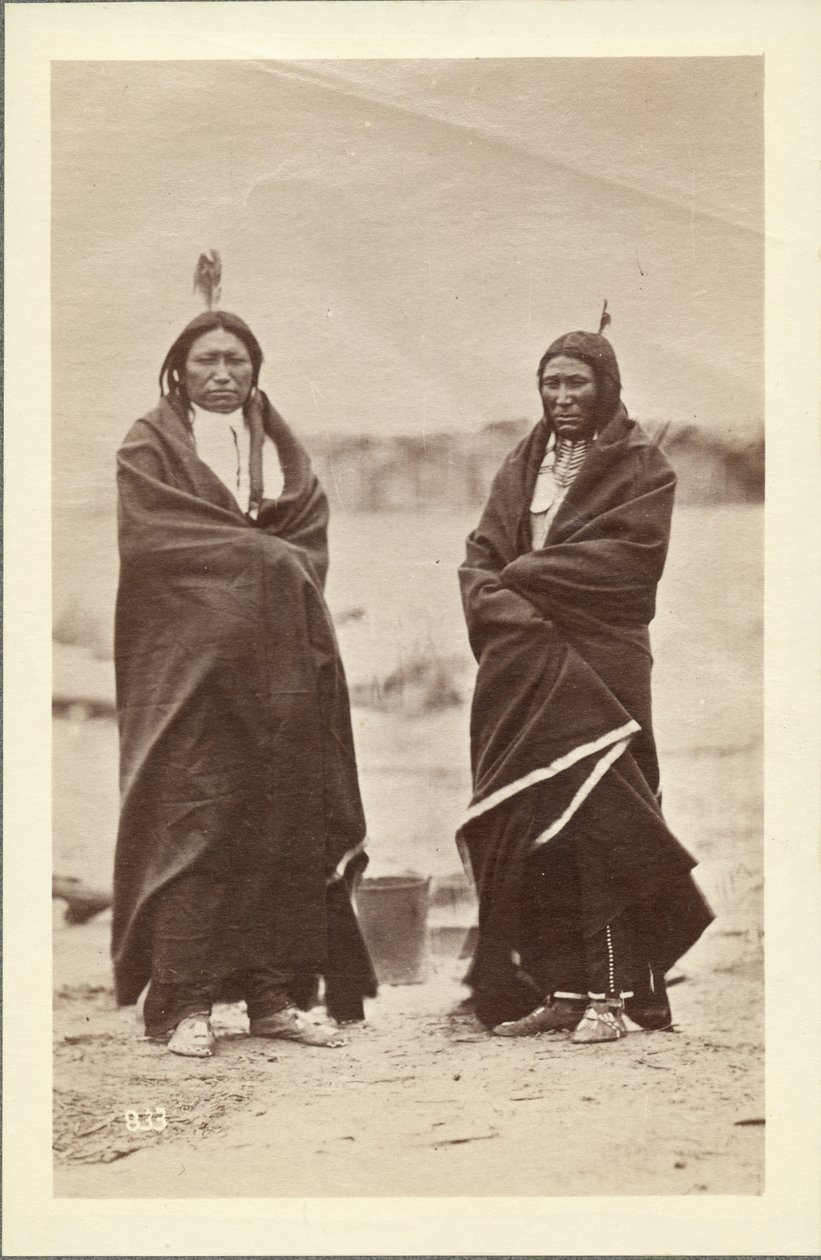 شجعان ، داكوتا ، 1868 (طبعة زخرفية) بواسطة الكسندر جاردنر