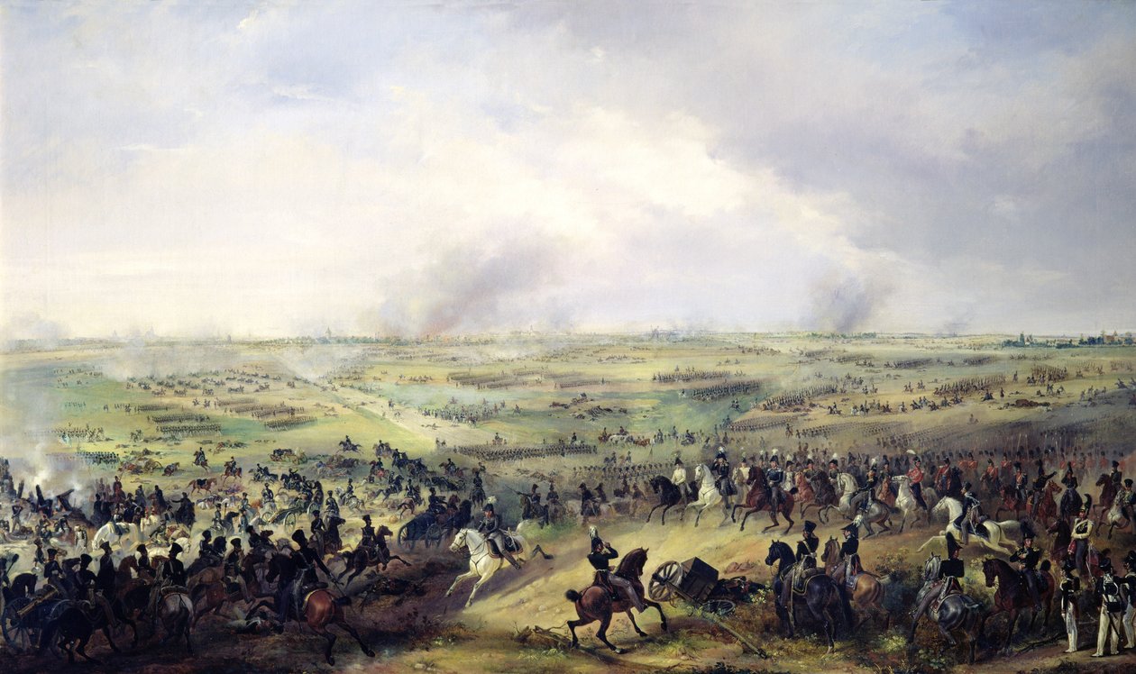 معركة لايبزيغ ، 16-19 أكتوبر 1813 بواسطة ألكسندر إيفانوفيتش ساويرويد