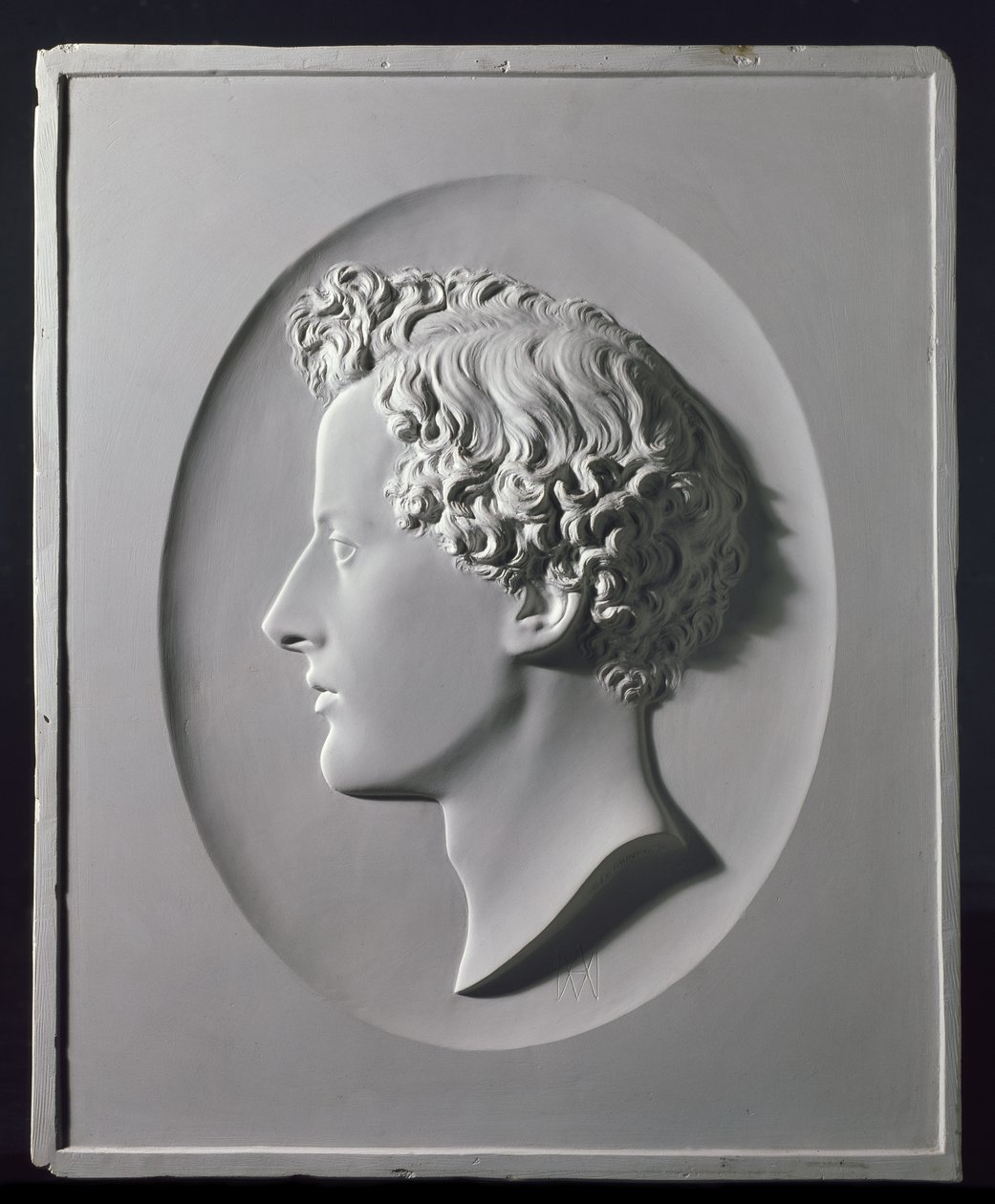 صورة الملف الشخصي لجون إيفريت ميلي ، c.1854 (جص باريس) بواسطة ألكسندر مونرو