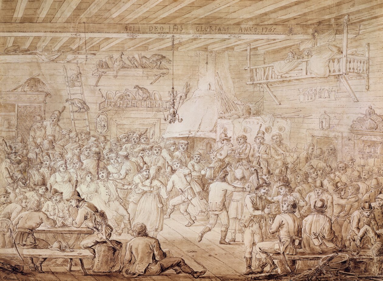 استقبلت القوات Kosciuszko في النزل ، 1797 بواسطة ألكسندر أوسيبوفيتش أورلوفسكي