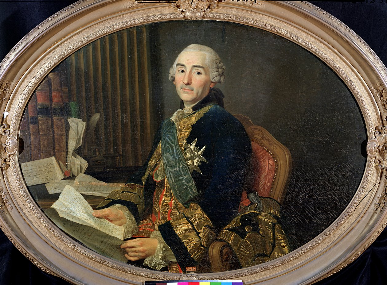 سيزار-جابرييل دي تشويزول-تشيفيجني (1712-85) دوق براسلين ، 1763 بواسطة الكسندر روسلين