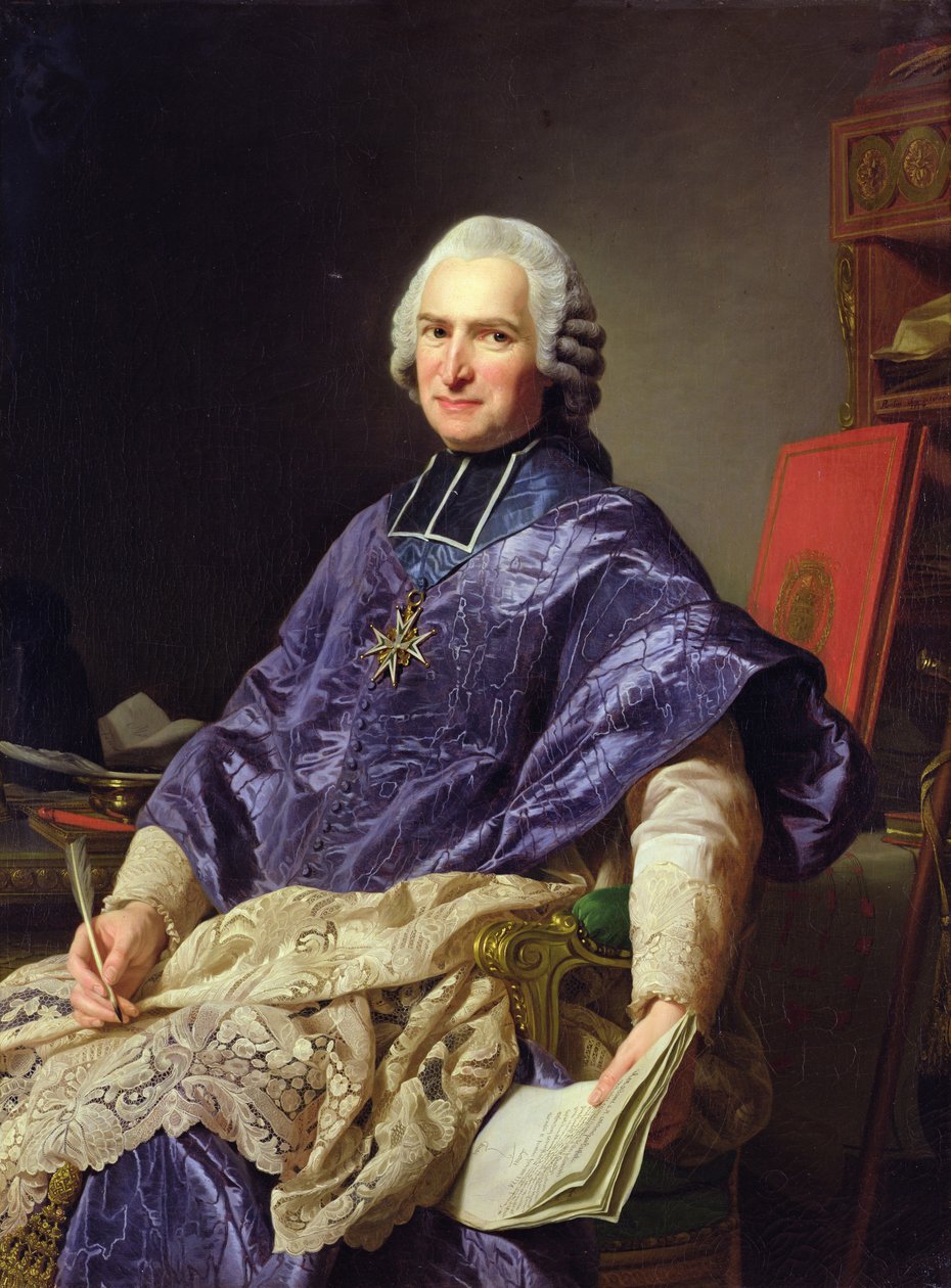 جوزيف ماري تيراي (1715-1778) آبي دي موليسمز ، 1774 بواسطة الكسندر روسلين