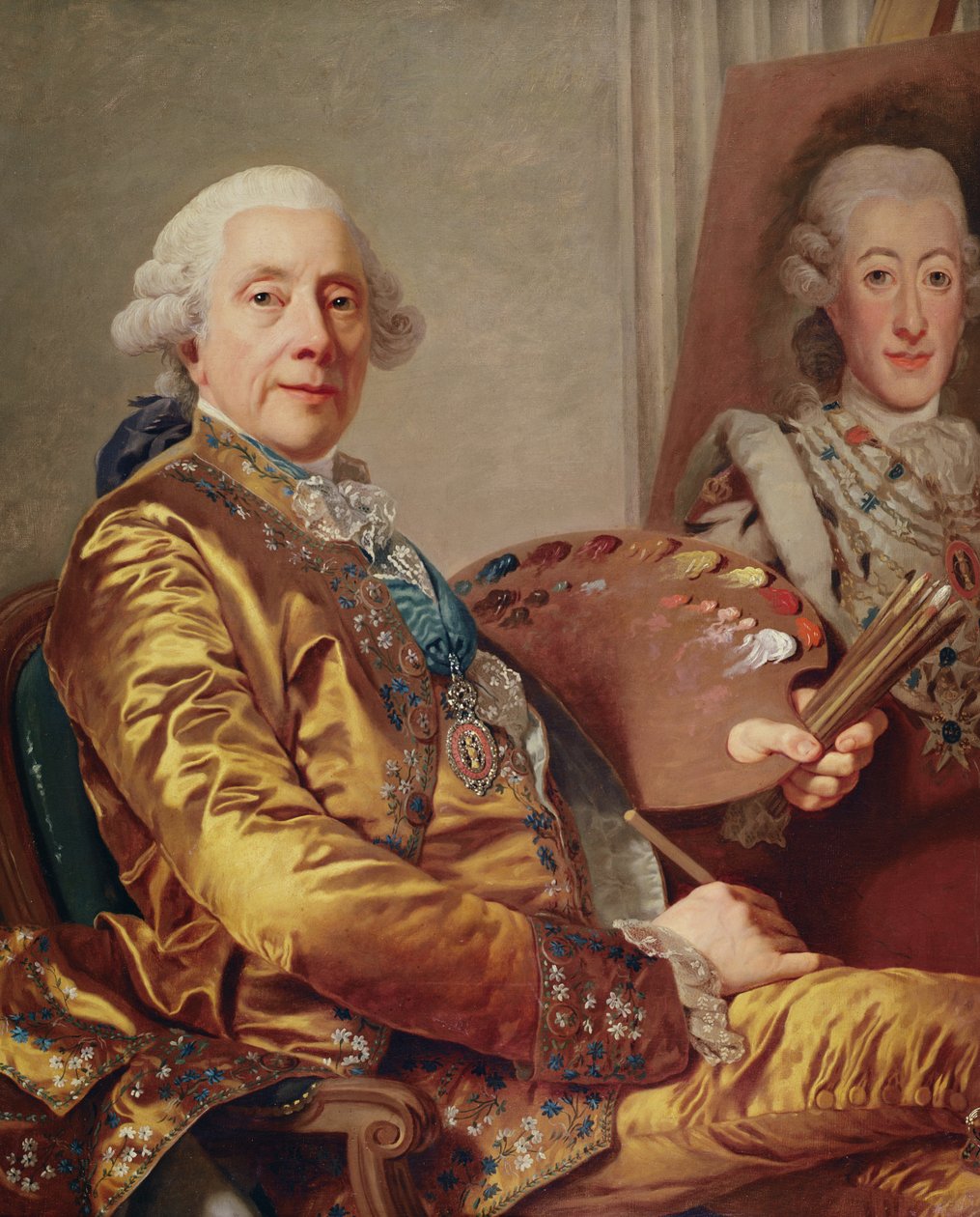 بورتريه ذاتي ، ج .1790 بواسطة الكسندر روسلين