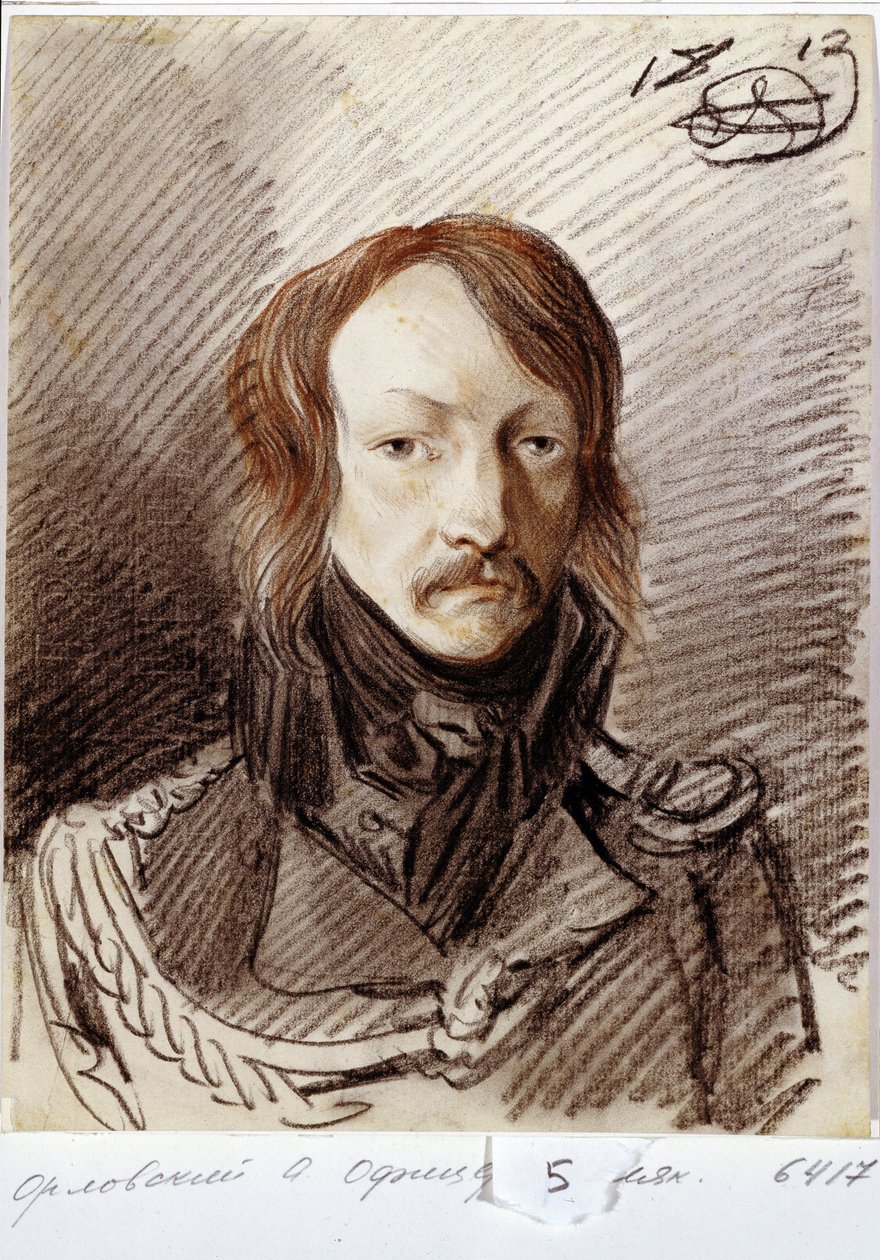 صورة أليكسي بافلوفيتش لانسكوي (1789-1855). (صورة أ.ب. لانسكوي). عمل ألكسندر أوسيبوفيتش أورلوفسكي (1777-1832) ، بقلم رصاص ومتفائل على ورق بواسطة الكسندر أورلوفسكي