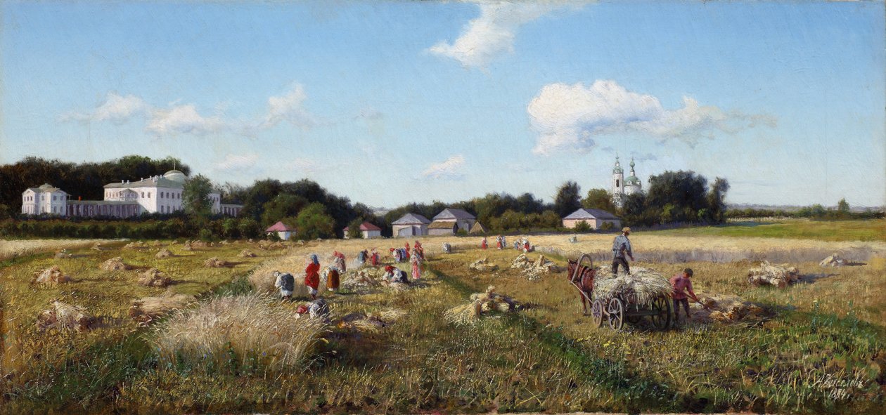 الحصاد ، 1884. بواسطة الكسندر أليكسييفيتش كيسيليف