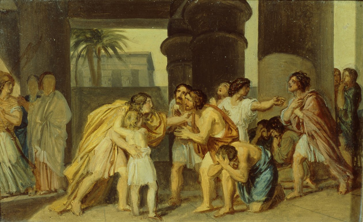 جوزيف يكشف عن نفسه لإخوته ، 1830s بواسطة الكسندر اندرييفيتش ايفانوف