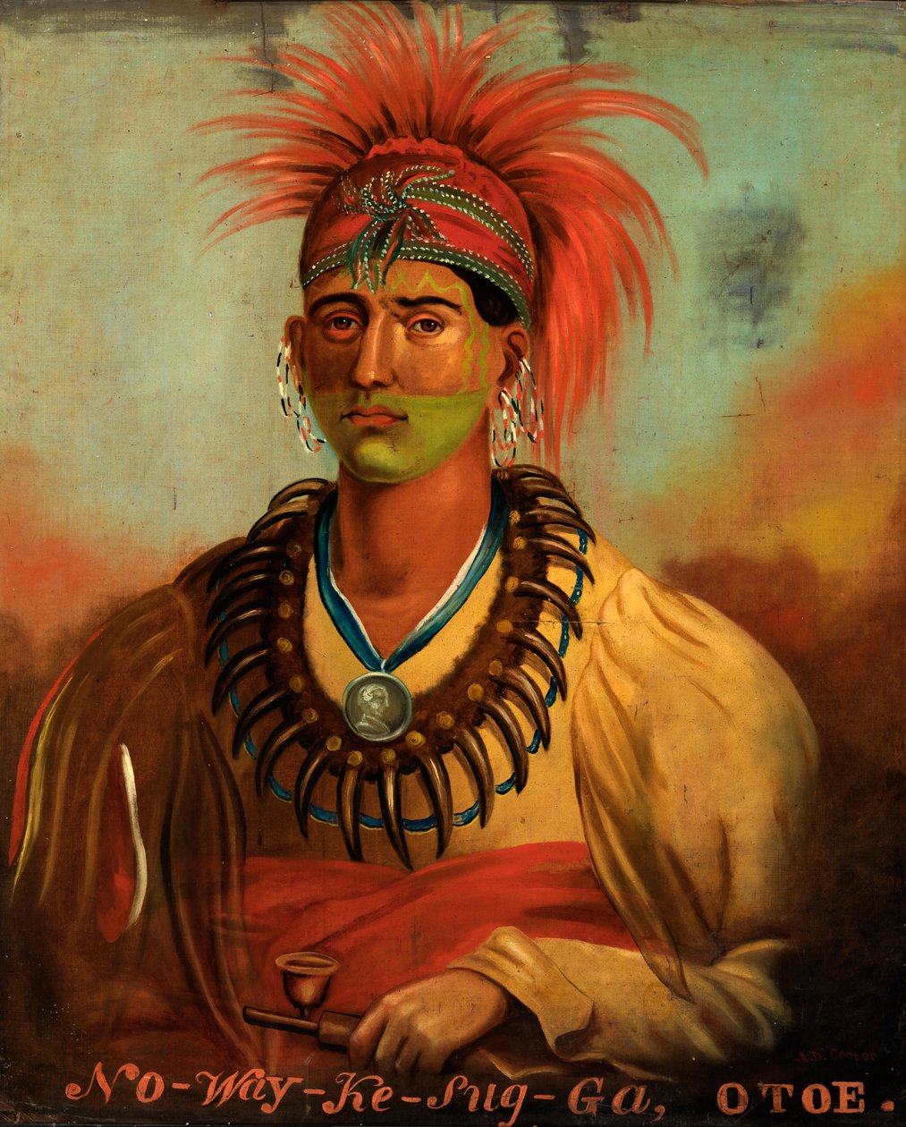 No-way-ke-sug-ga ، كاليفورنيا. 1840. بواسطة الكسندر ديفيس كوبر