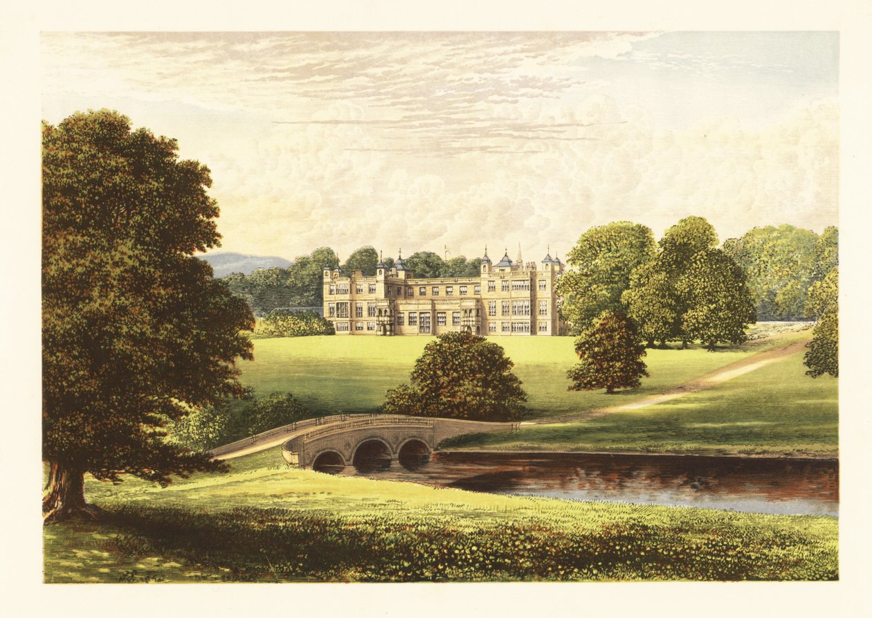 Audley End House ، إسيكس ، إنجلترا. بواسطة الكسندر فرانسيس (بعد) ليدون