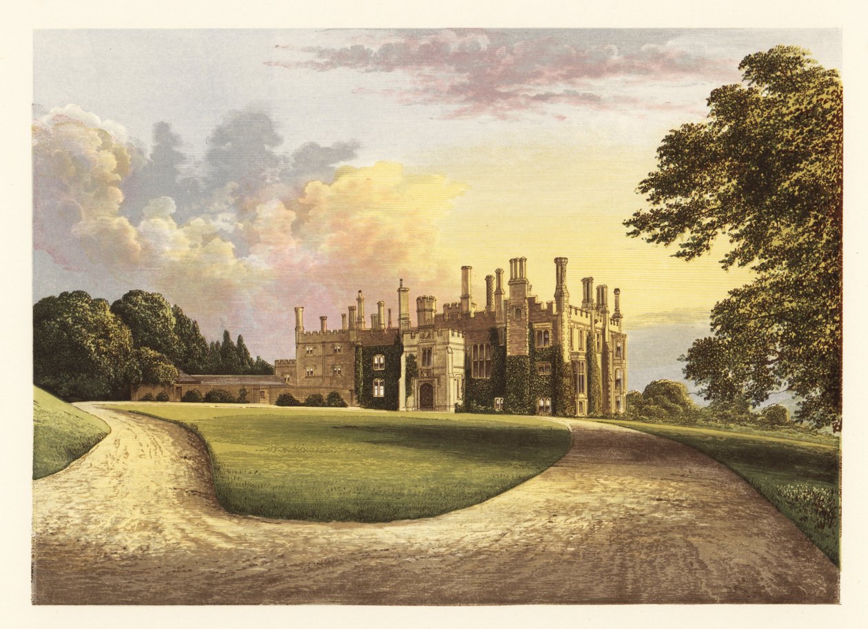 Eggesford House ، ديفون ، إنجلترا. ، 1880 (نقش) بواسطة الكسندر فرانسيس (بعد) ليدون