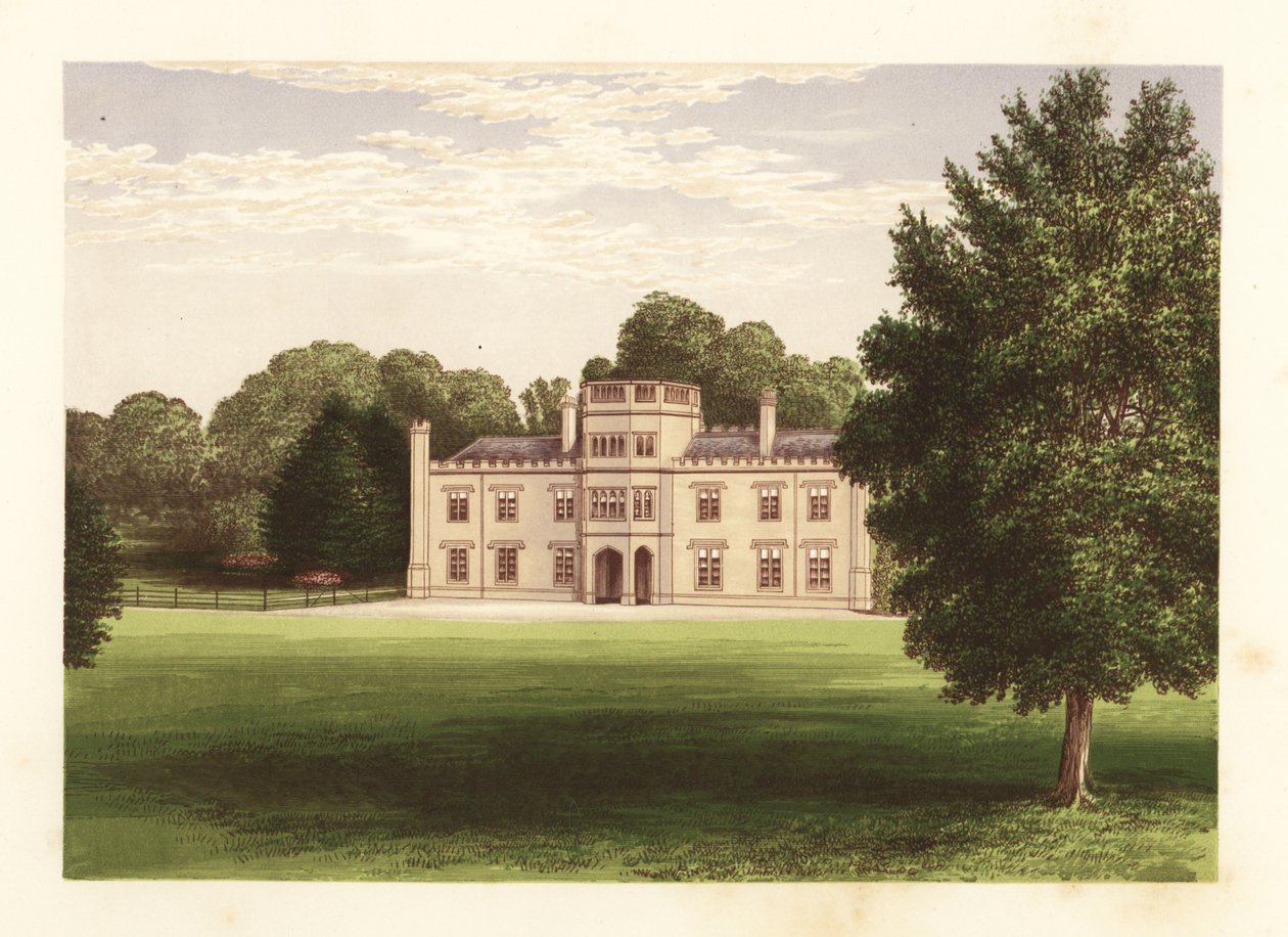 Wolseley Hall ، ستافوردشاير ، إنجلترا. بواسطة الكسندر فرانسيس (بعد) ليدون