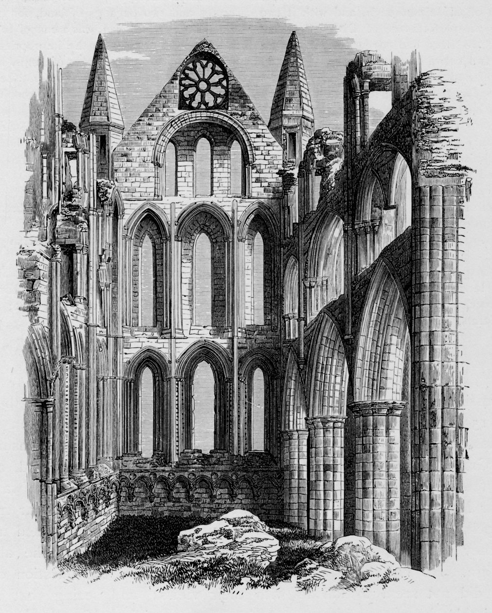 شمال Transept ، دير ويتبي ، c1880 ، 1897 بواسطة ألكسندر فرانسيس ليدون