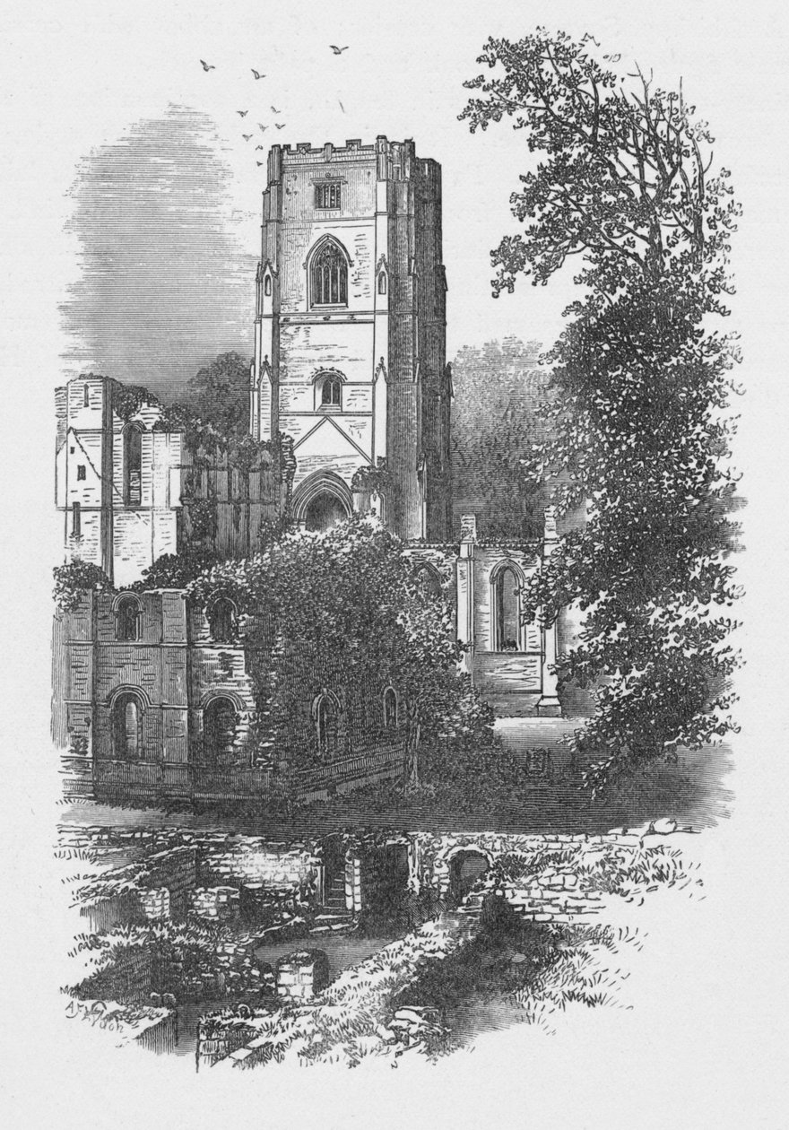 البرج ، دير النافورات ، c1880 ، 1897 بواسطة ألكسندر فرانسيس ليدون